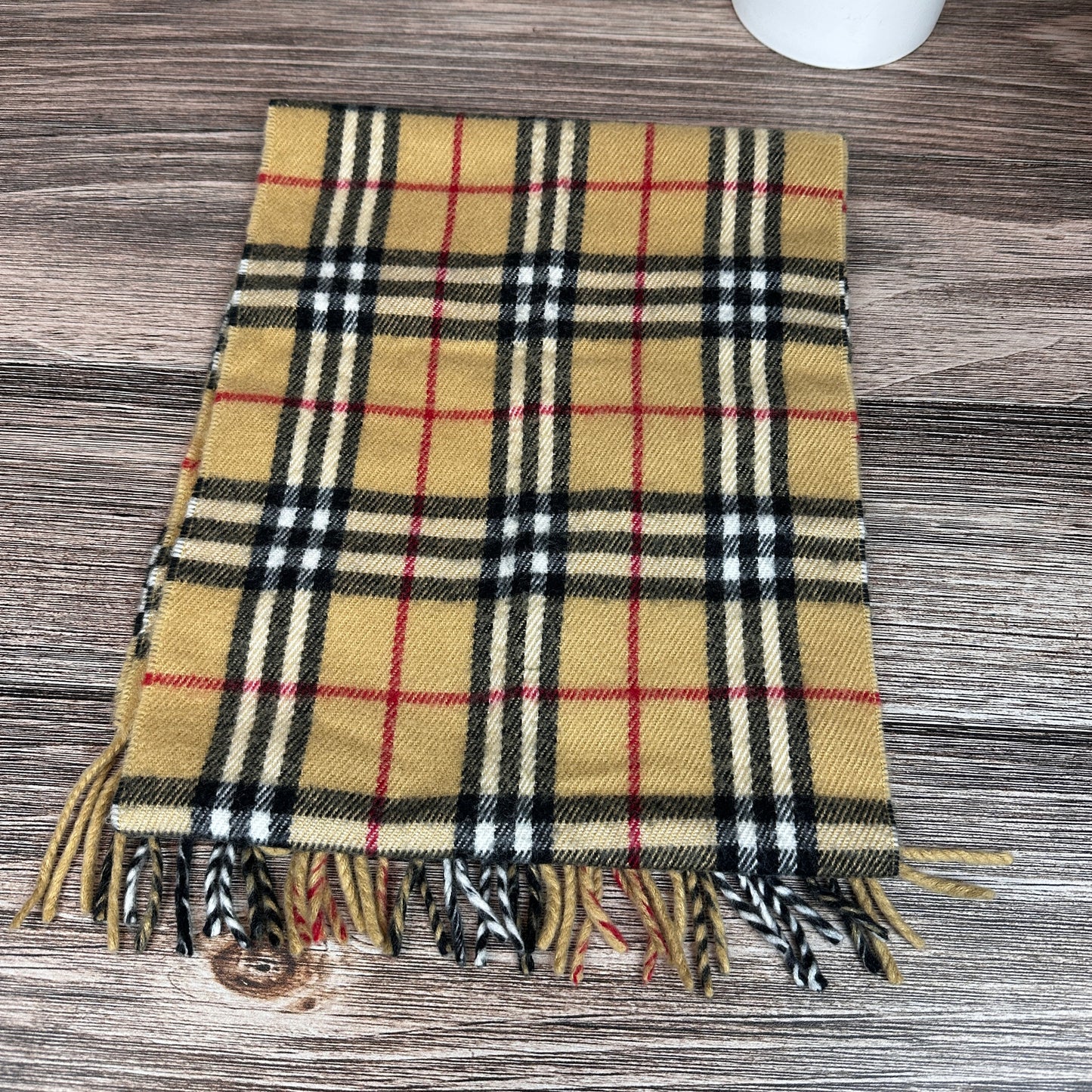 Burberry Check Scarf Beige
