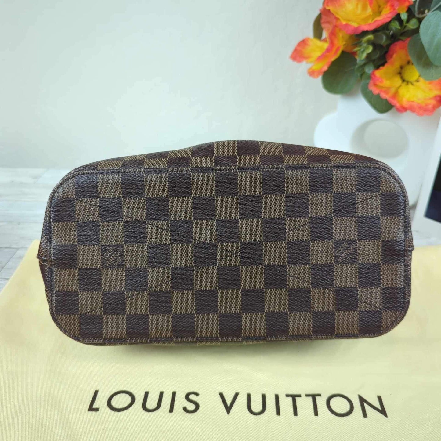 Louis Vuitton Damier Siena PM Two Way Crossbody Bag