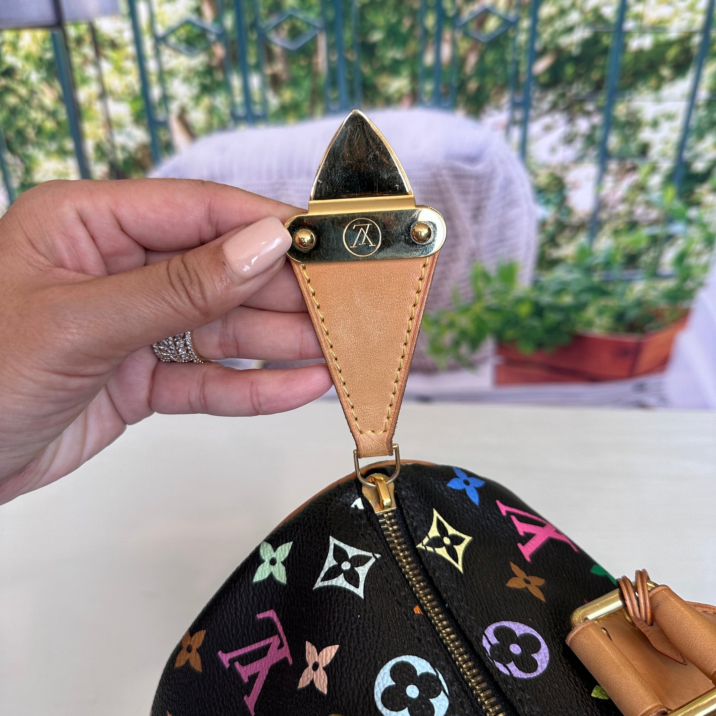 Louis Vuitton Murakami Black Multicolor Speedy 30