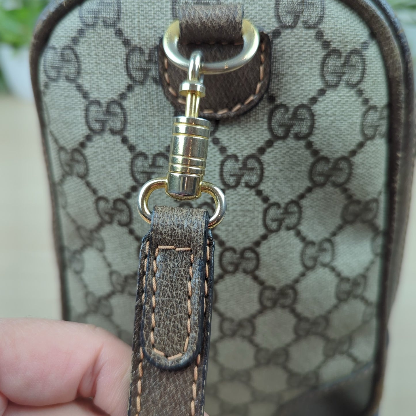Gucci Vintage Two Way Boston Bag