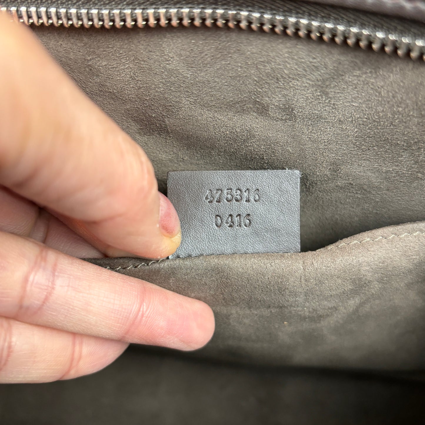 Gucci GG Supreme Monogram Web Cosmetic Case