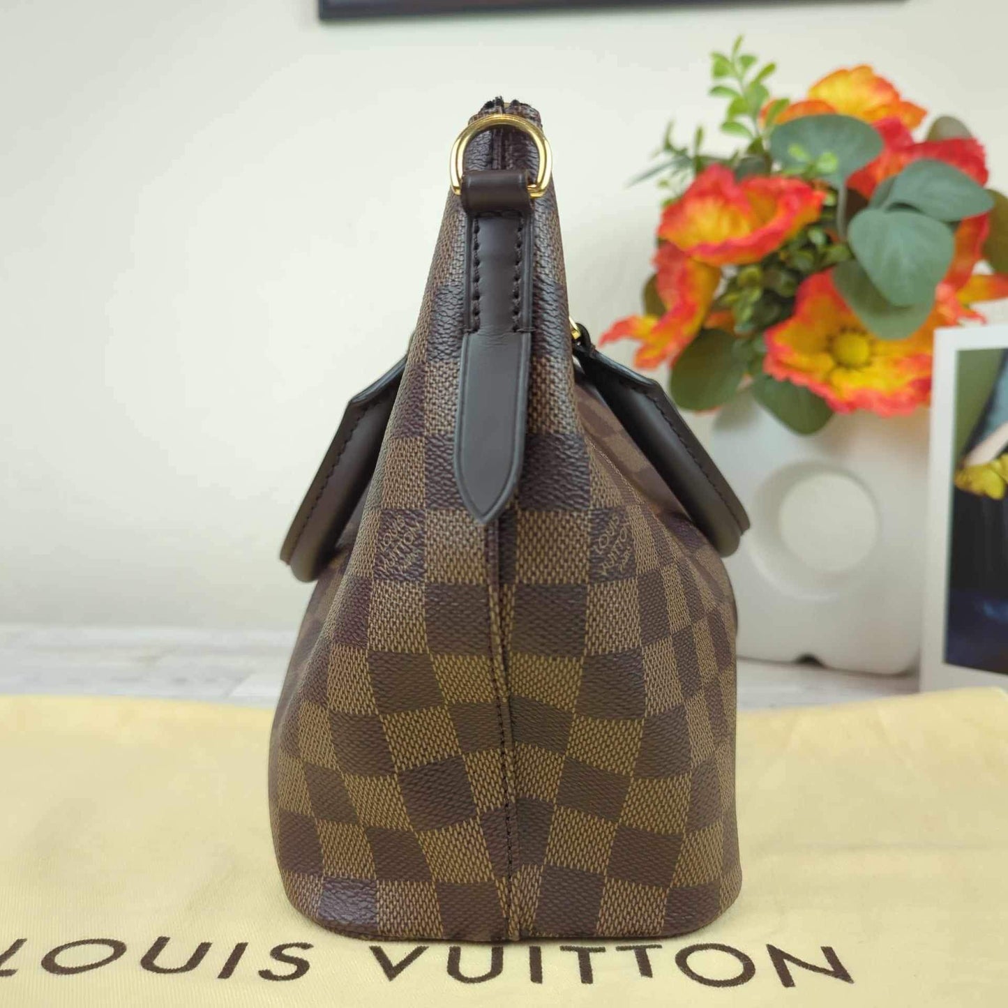 Louis Vuitton Damier Siena PM Two Way Crossbody Bag