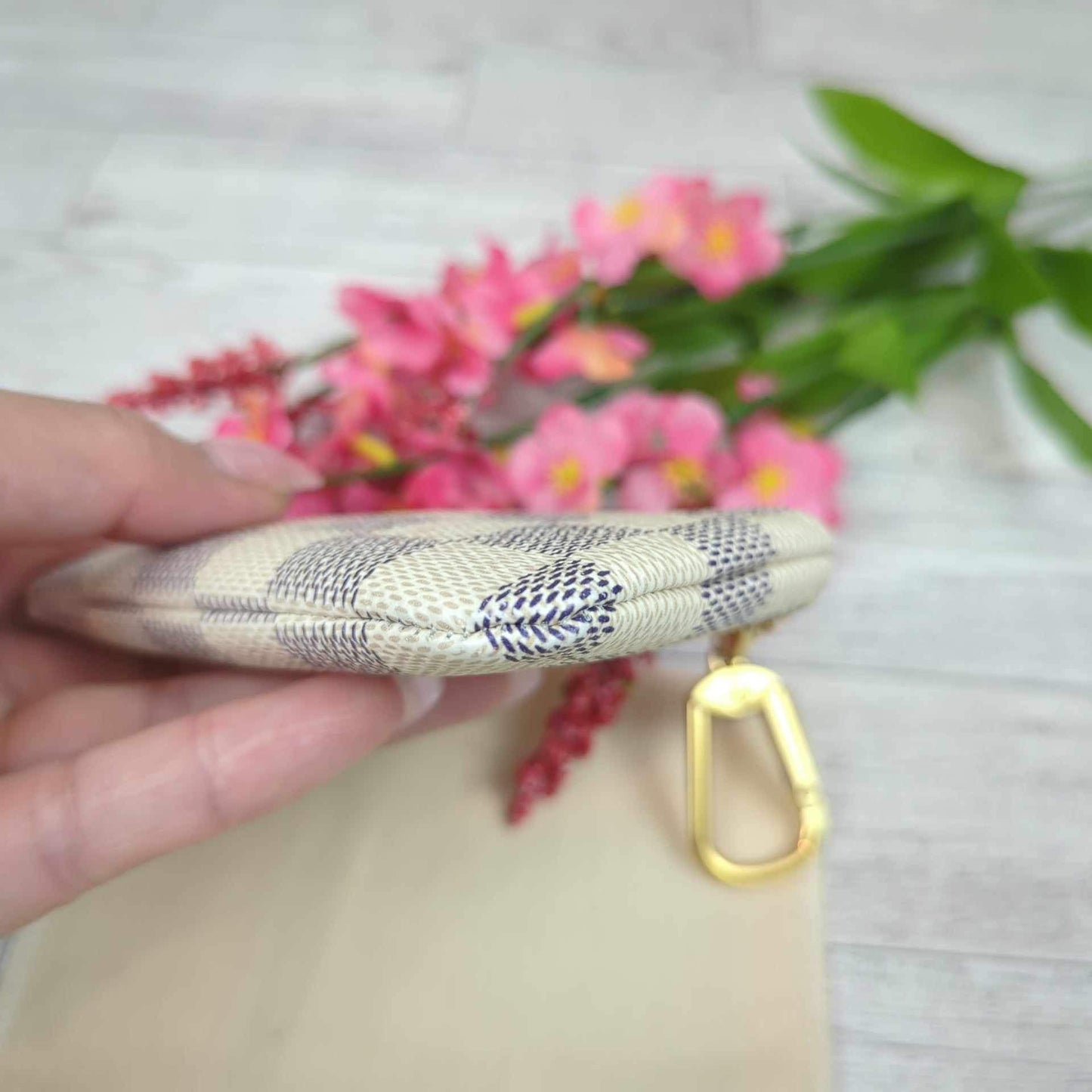Louis Vuitton Damier Azur Key Cles Pouch