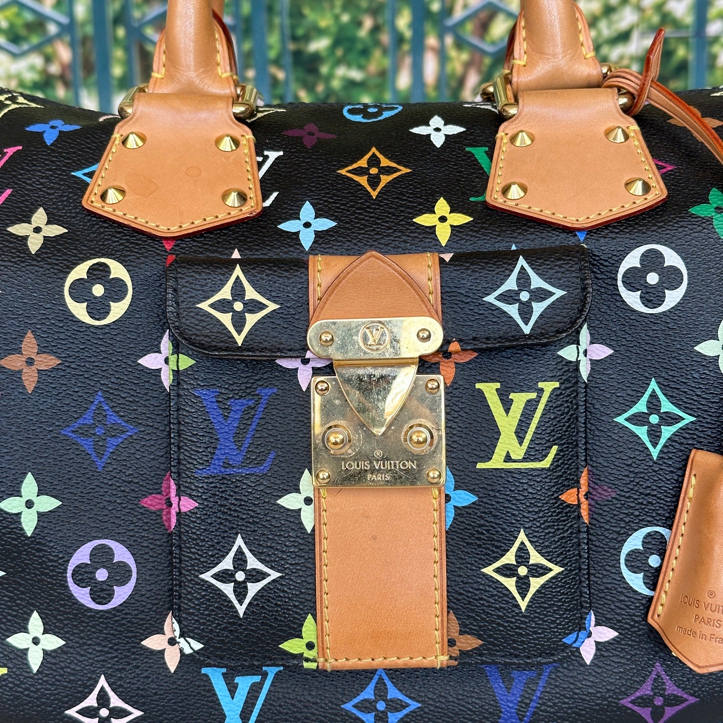 Louis Vuitton Murakami Black Multicolor Speedy 30