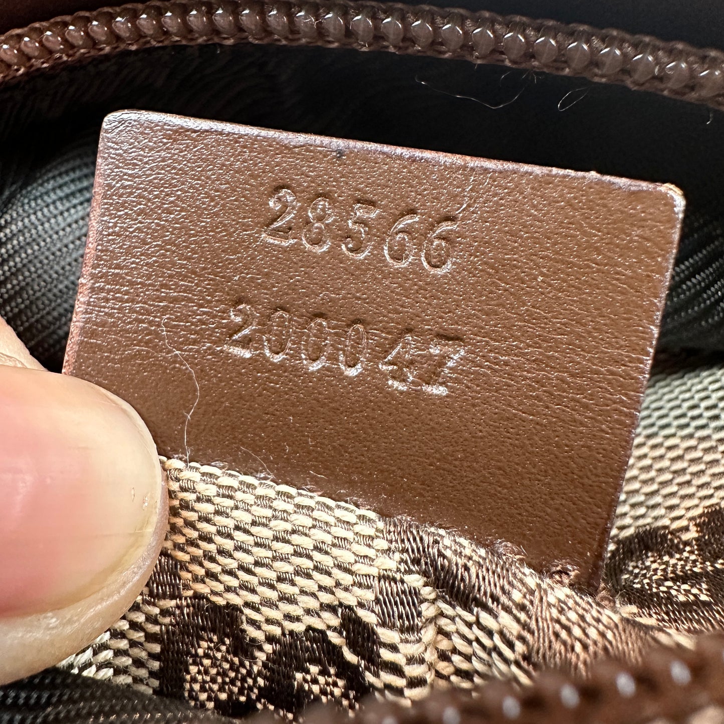 Gucci GG Canvas Belt Bag Brown