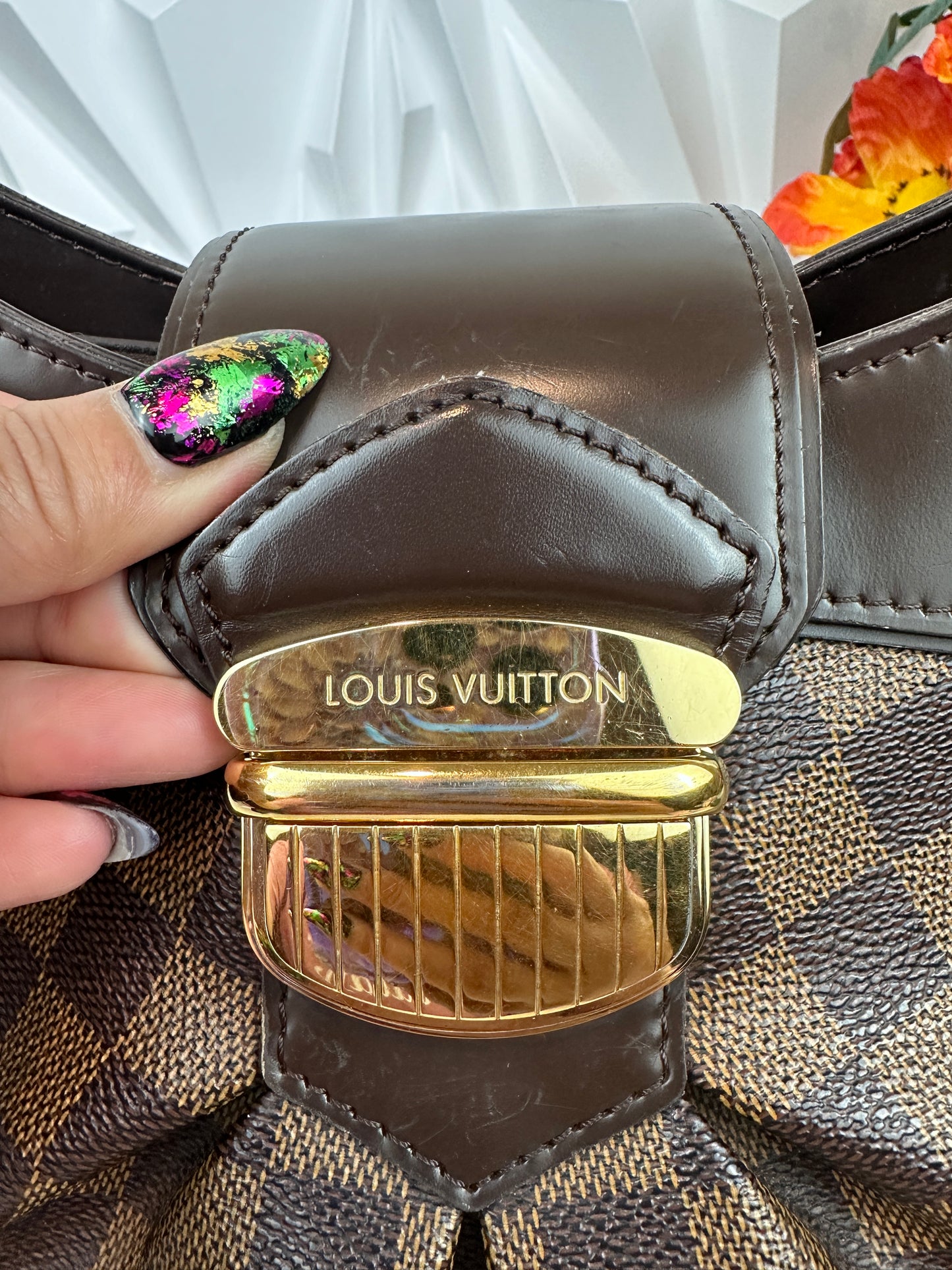 Louis Vuitton Damier Ebene Sistina MM