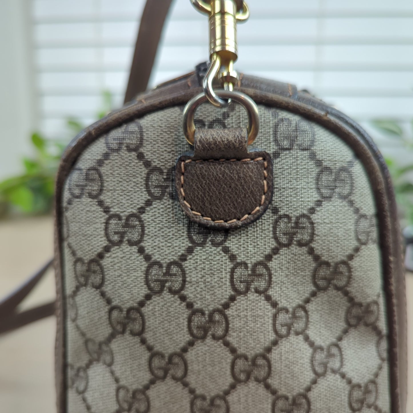 Gucci Vintage Two Way Boston Bag