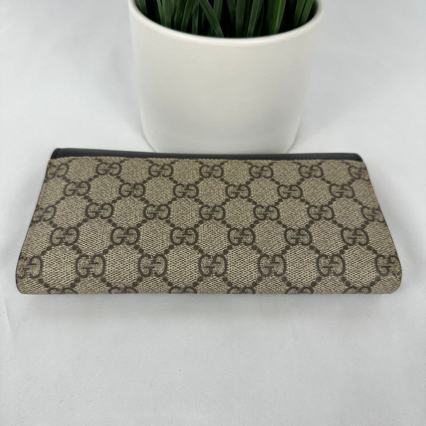 Gucci GG Supreme Continental Wallet Black
