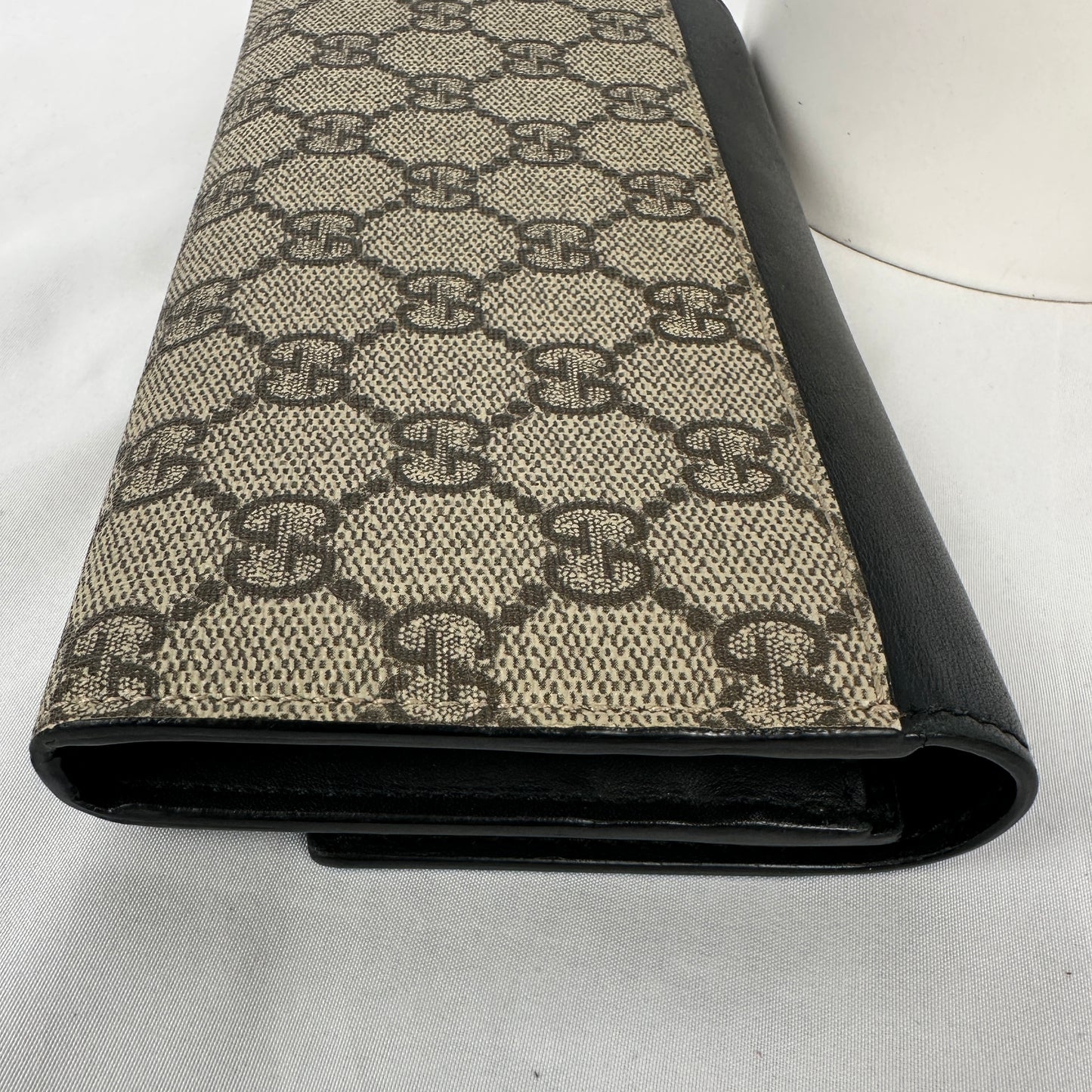 Gucci GG Supreme Continental Wallet Black