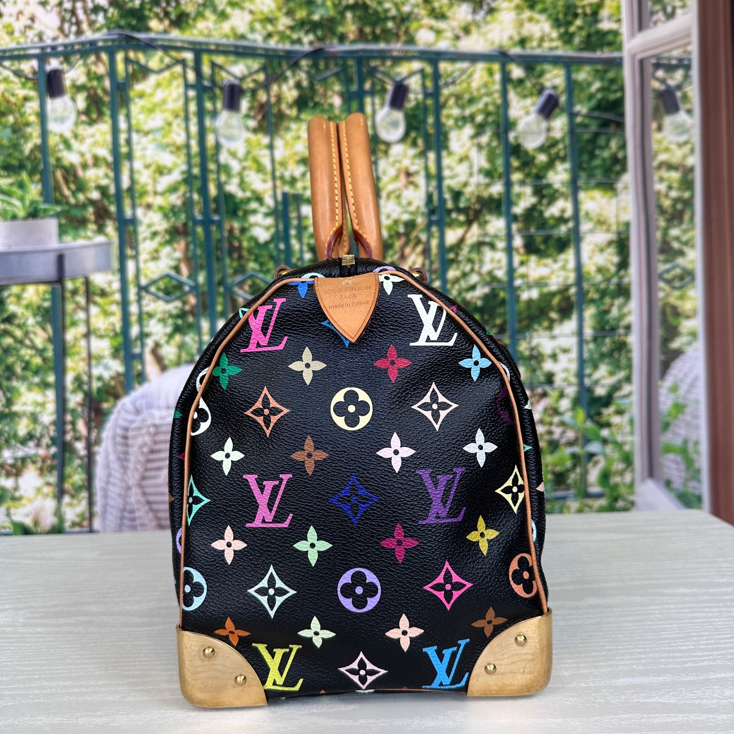 Louis Vuitton Murakami Black Multicolor Speedy 30