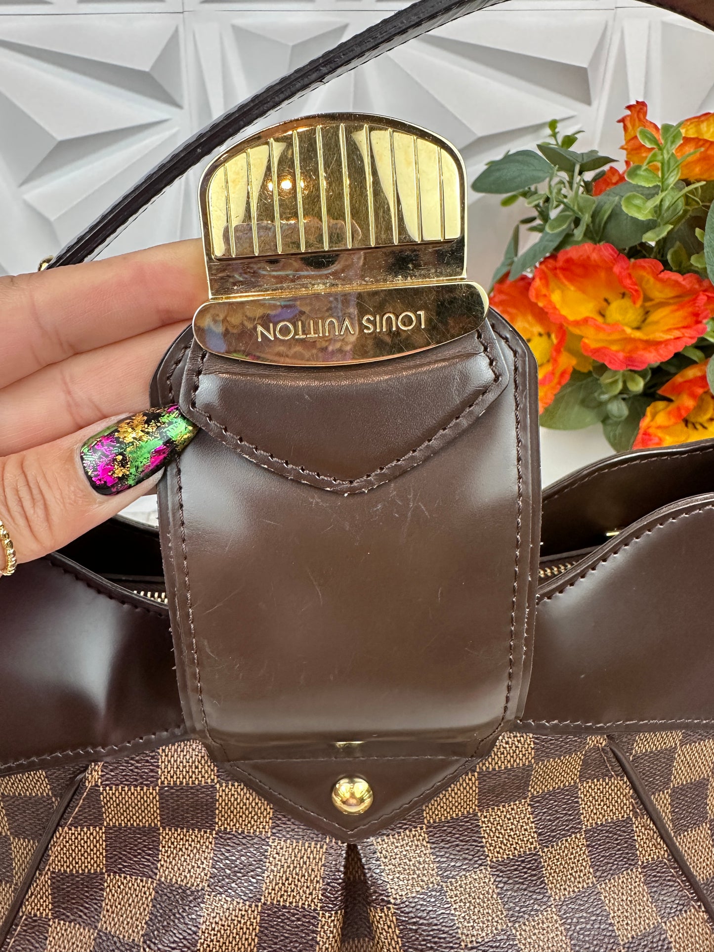 Louis Vuitton Damier Ebene Sistina MM