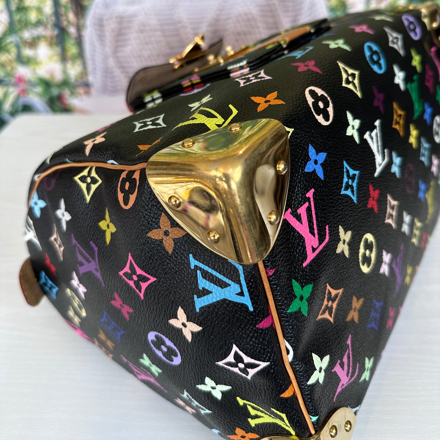 Louis Vuitton Murakami Black Multicolor Speedy 30
