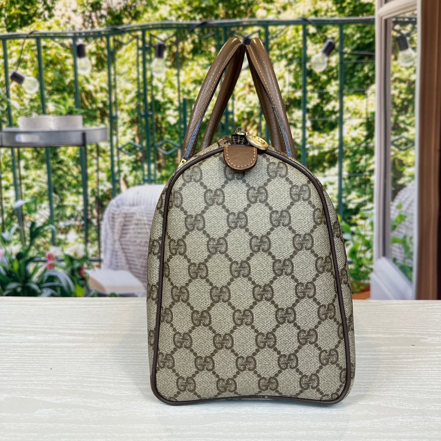 Gucci Vintage GG Boston Bag