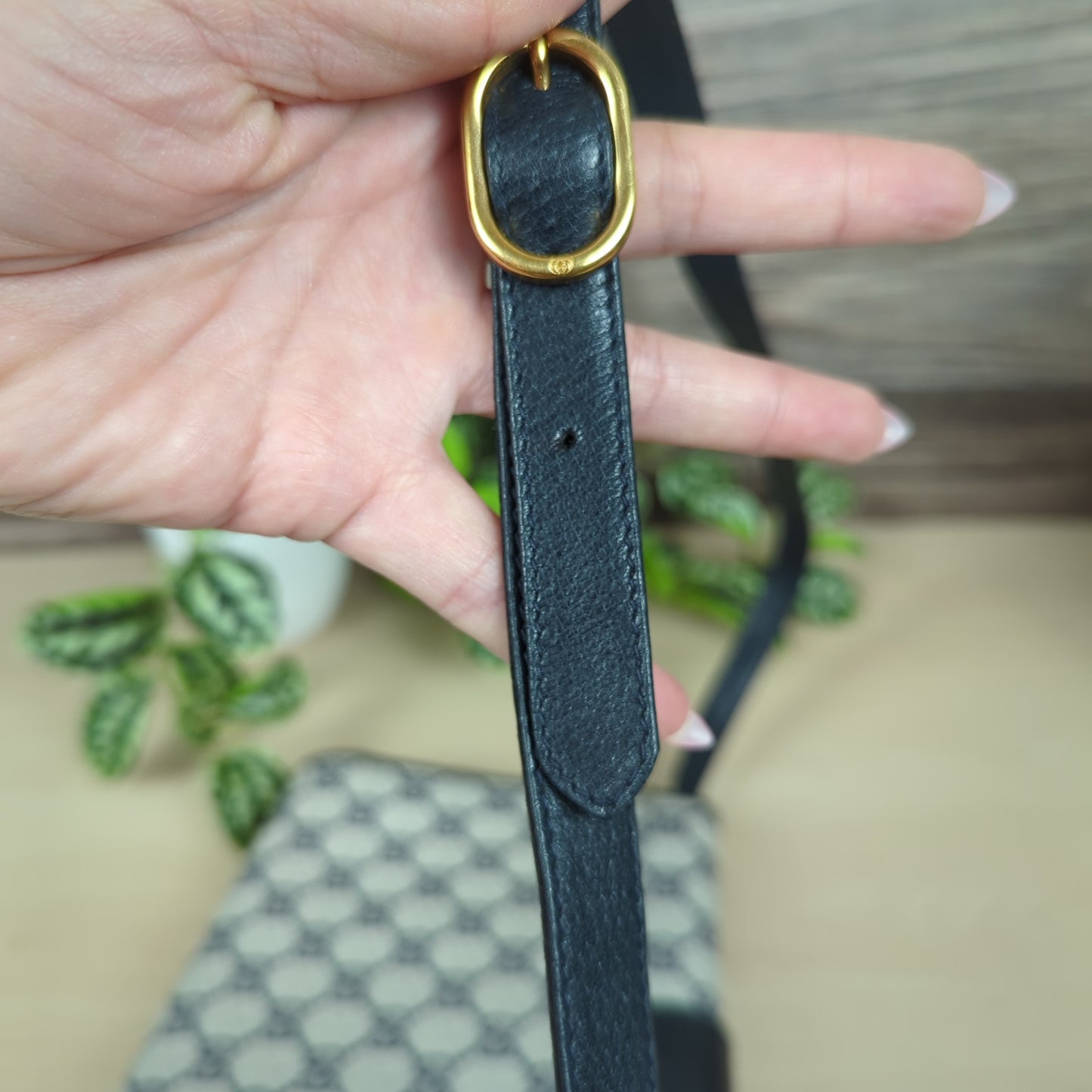 Gucci Navy Supreme Shoulder Bag