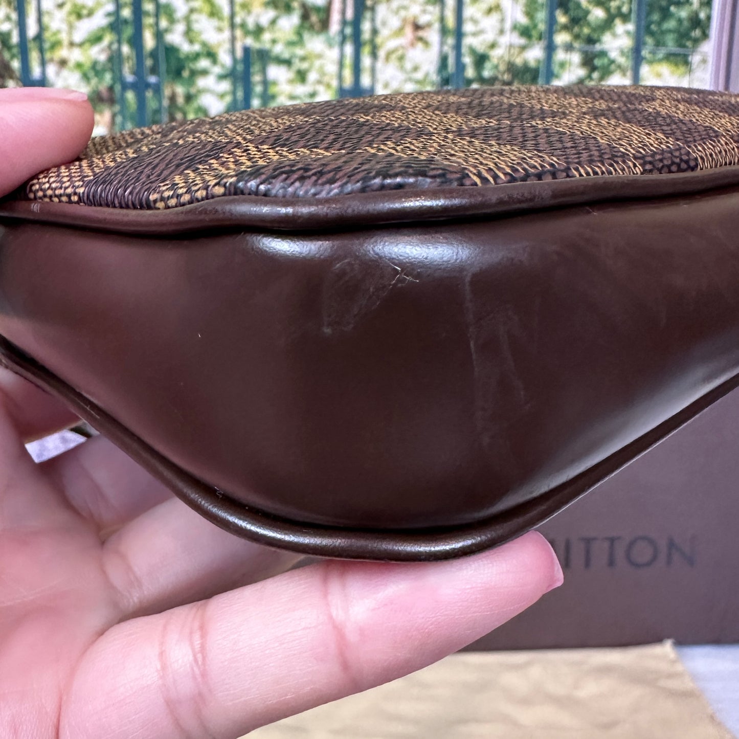 Louis Vuitton Damier Ebene Navona Pochette Accessories
