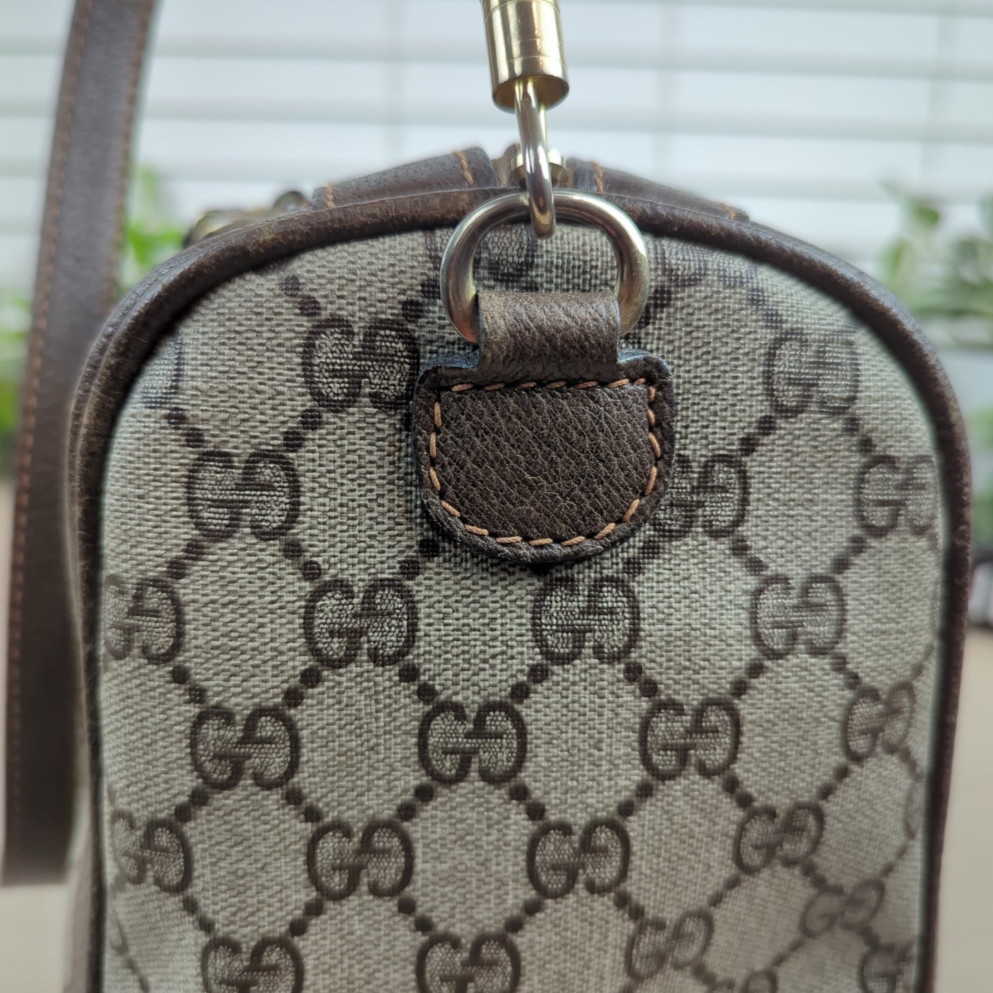 Gucci Vintage Two Way Boston Bag