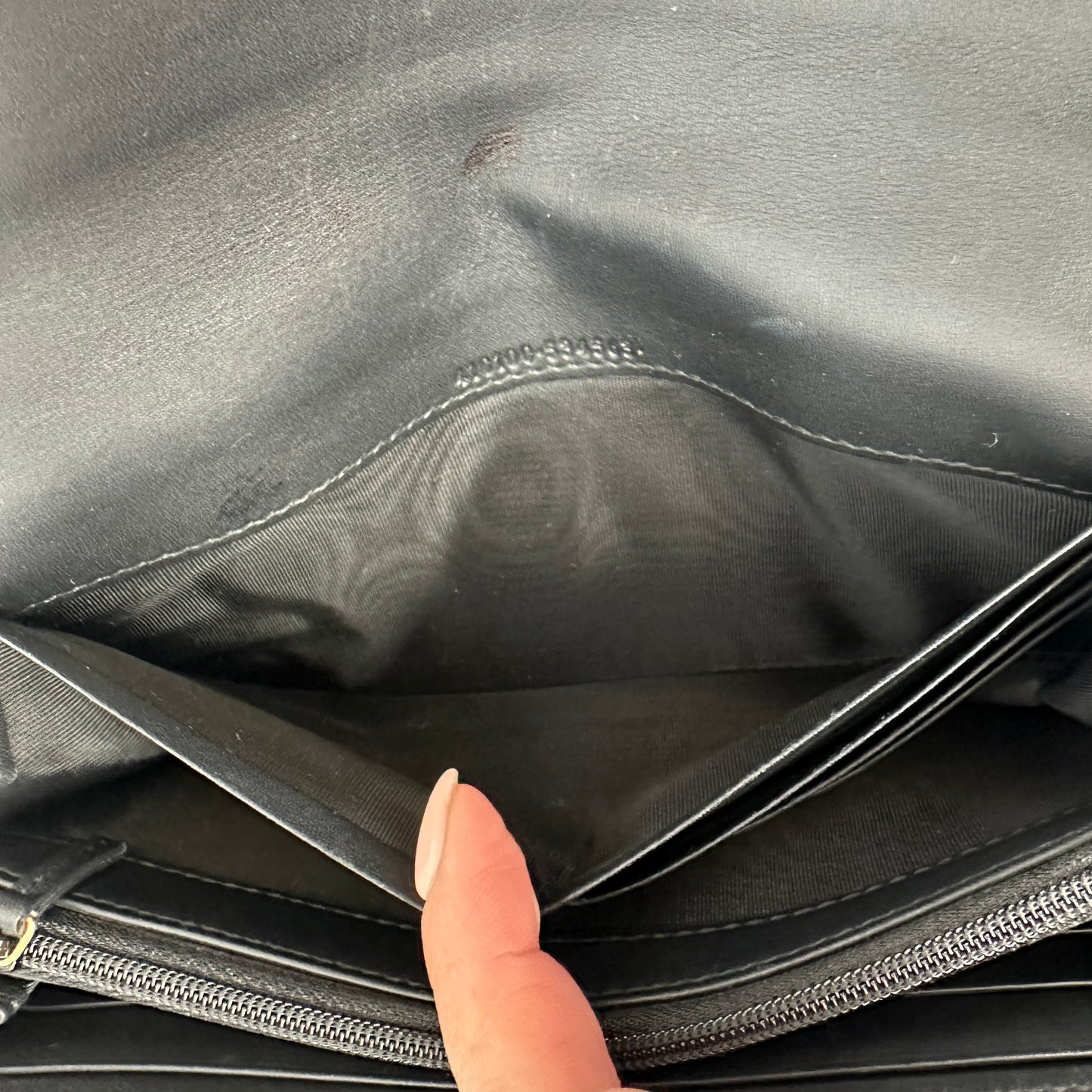 Gucci GG Supreme Continental Wallet Black