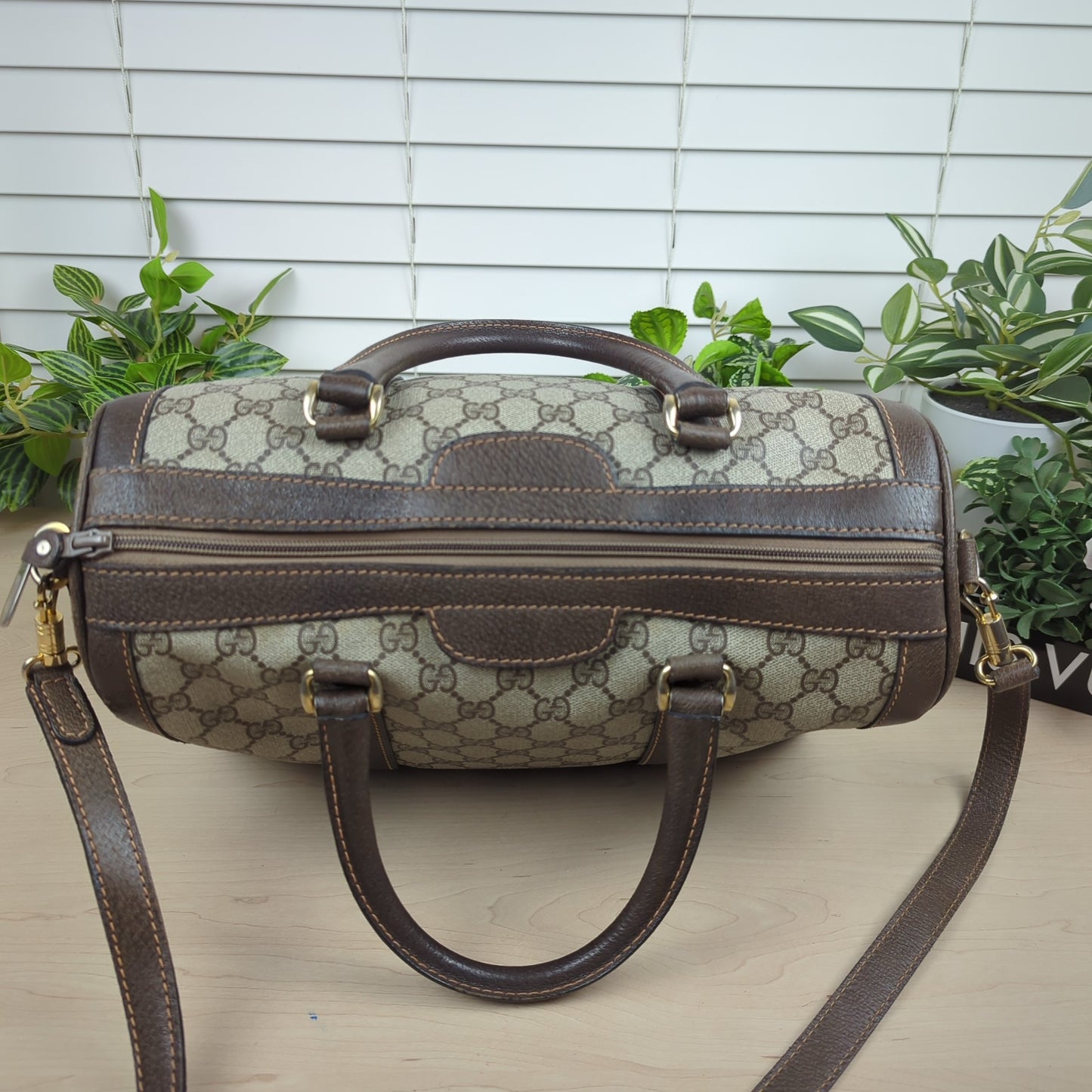 Gucci Vintage Two Way Boston Bag