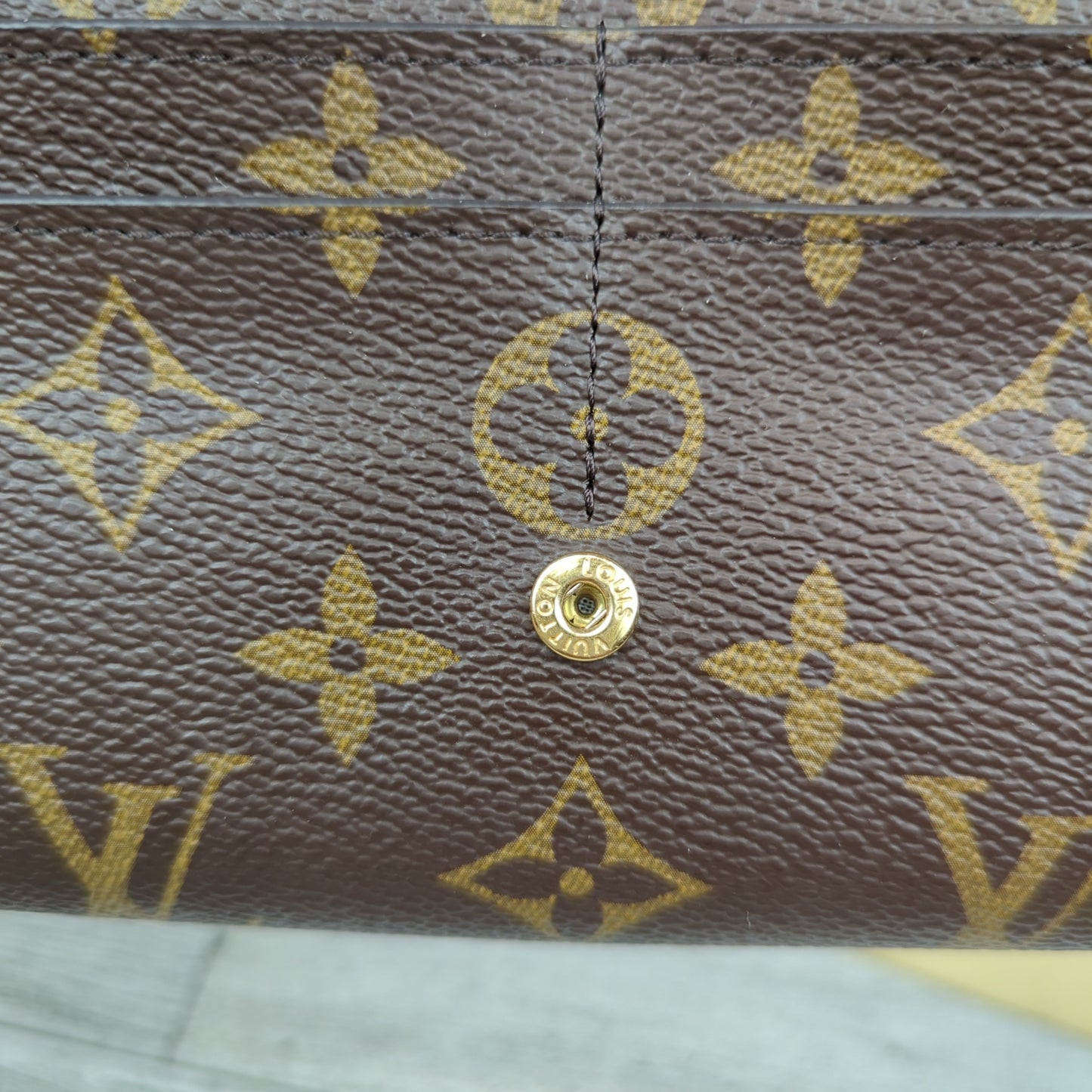 Louis Vuitton Monogram Sarah Wallet w/Crossbody WOC Kit