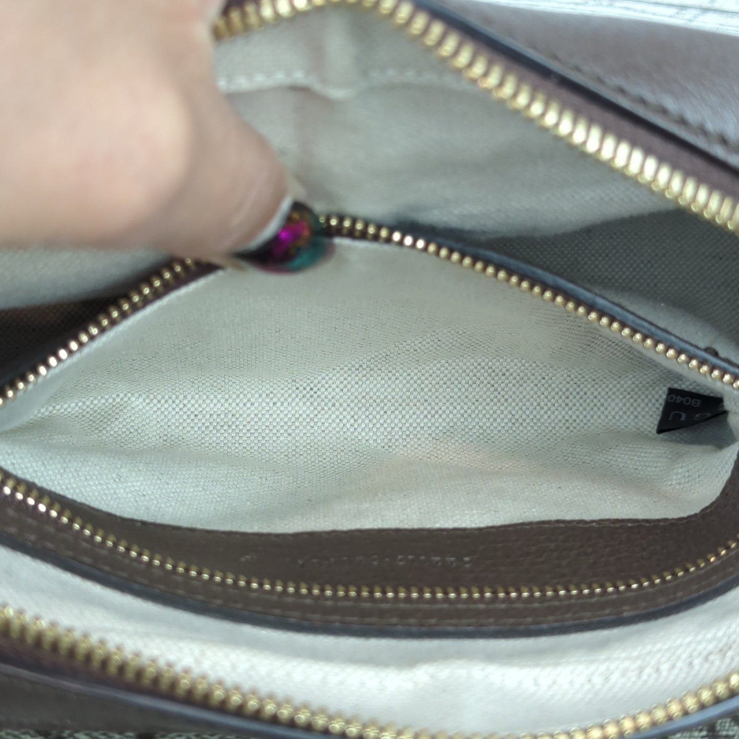 Gucci Embossed Initials Ophidia Shoulder Bag