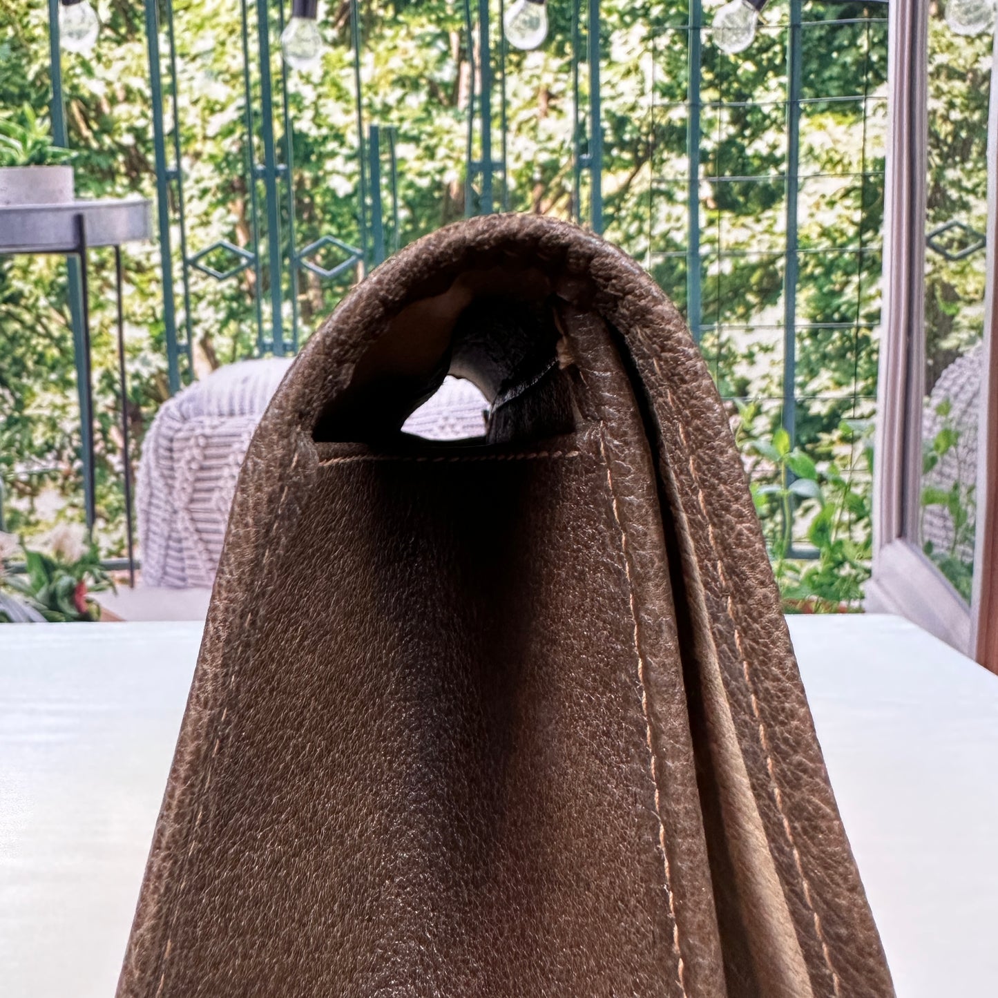 Gucci Brown GG Supreme Web Clutch Bag