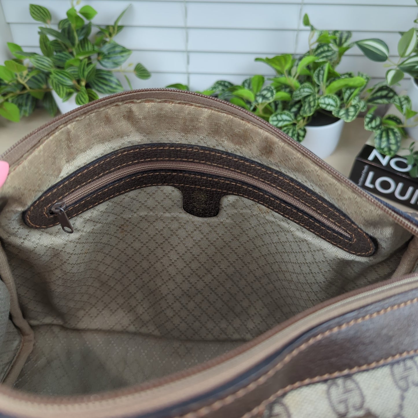 Gucci Vintage Two Way Boston Bag