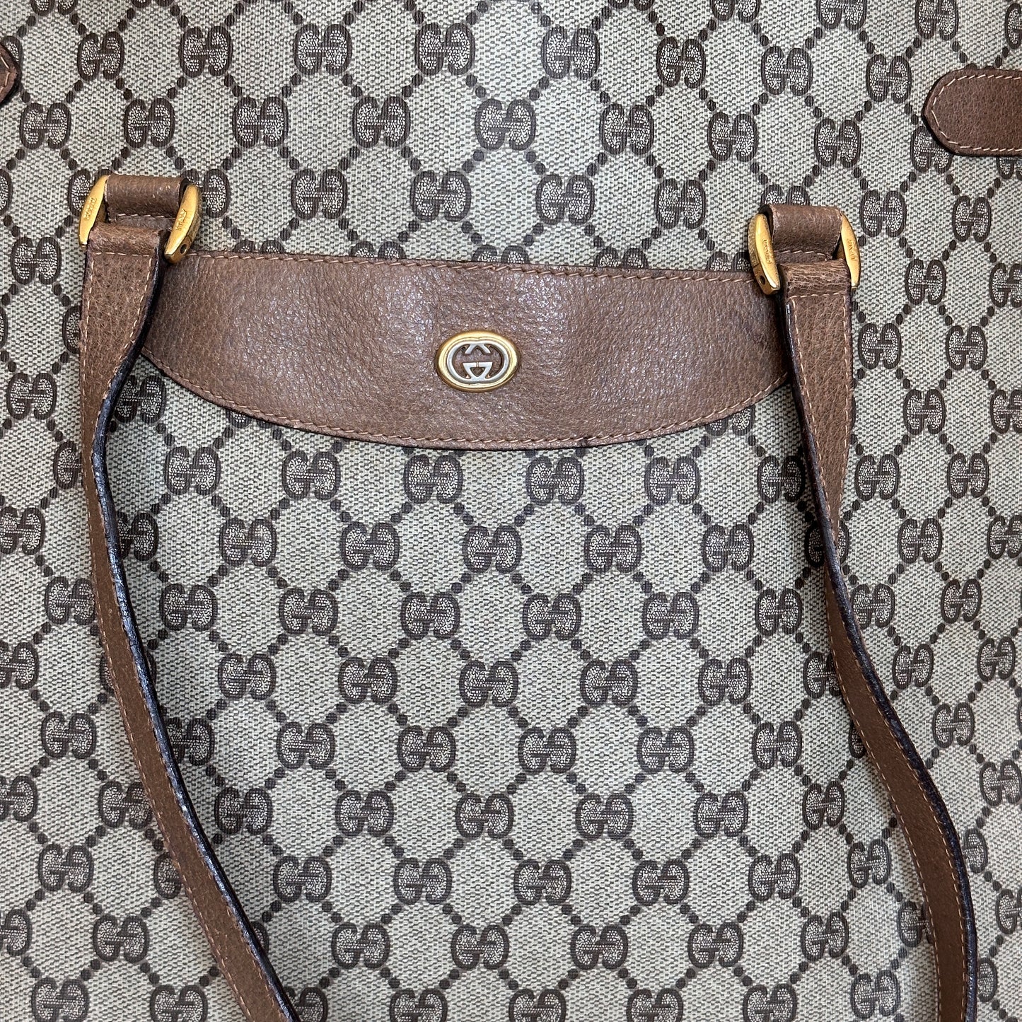 Gucci Beige GG Supreme Monogram Canvas Tote bag