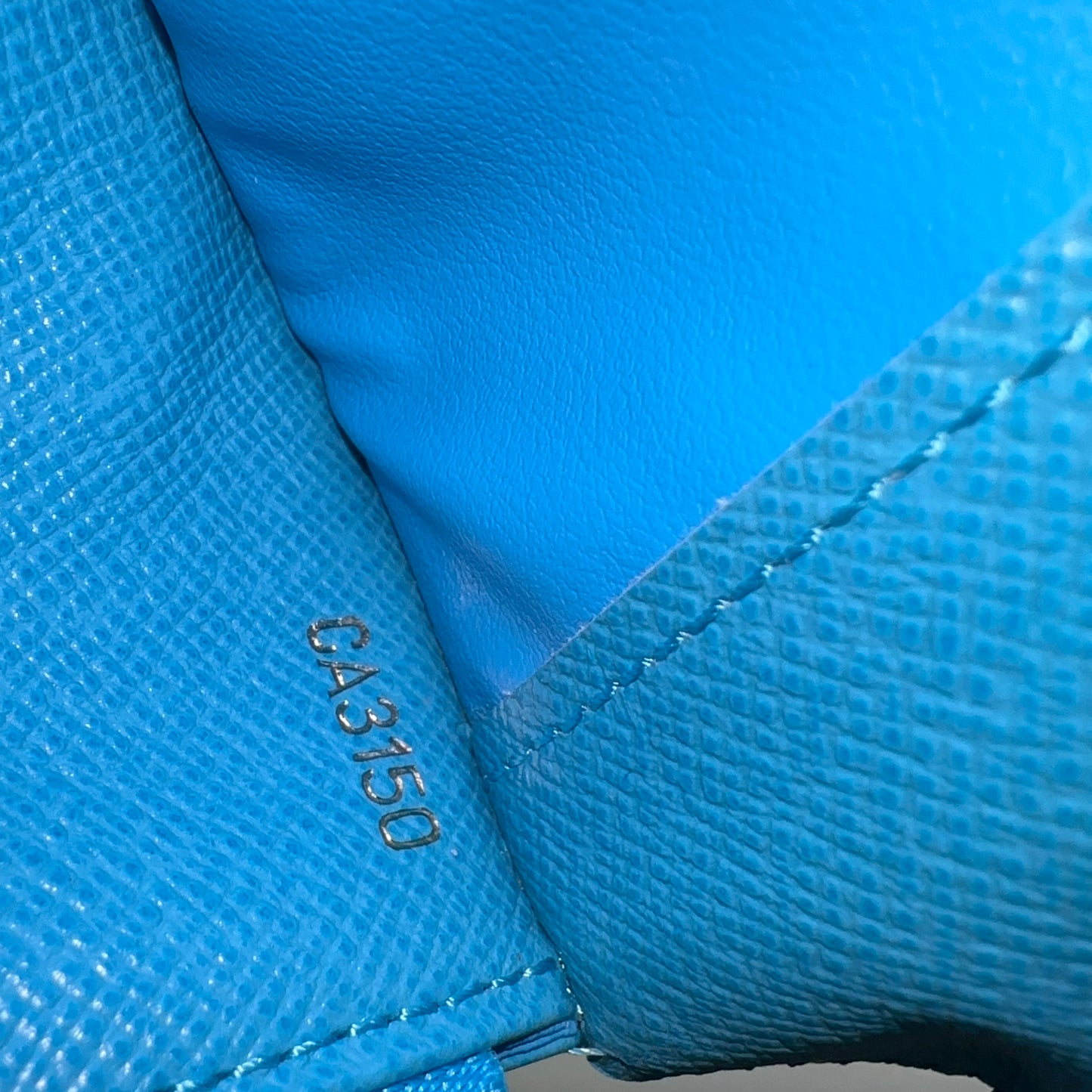 Louis Vuitton Rare Turquoise Blue Monogram Insolite Wallet