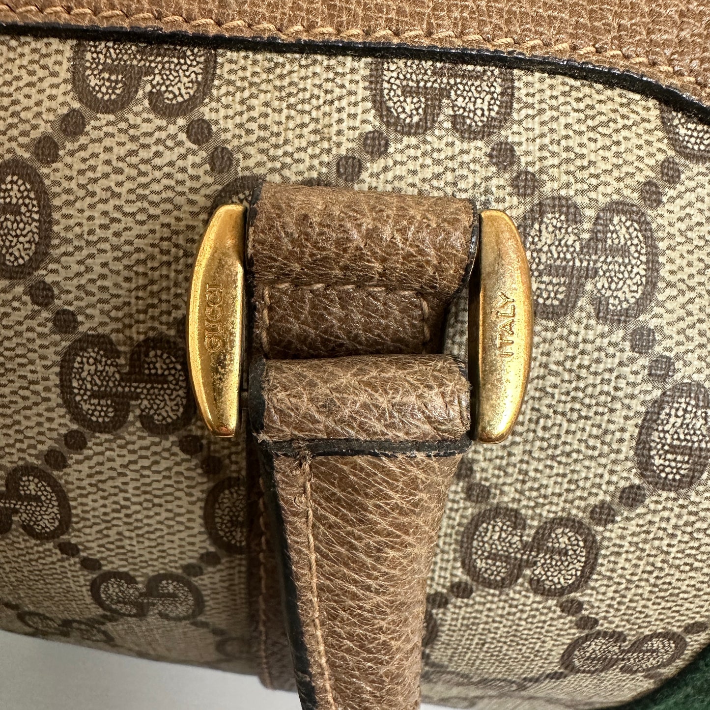 Gucci Vintage Supreme Sherry Boston Bag