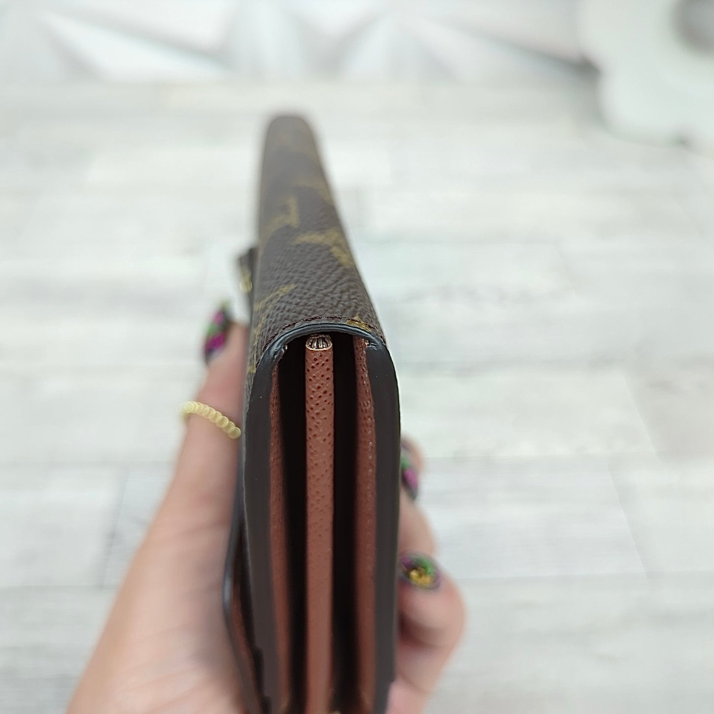Louis Vuitton Monogram Sarah Wallet w/Crossbody WOC Kit