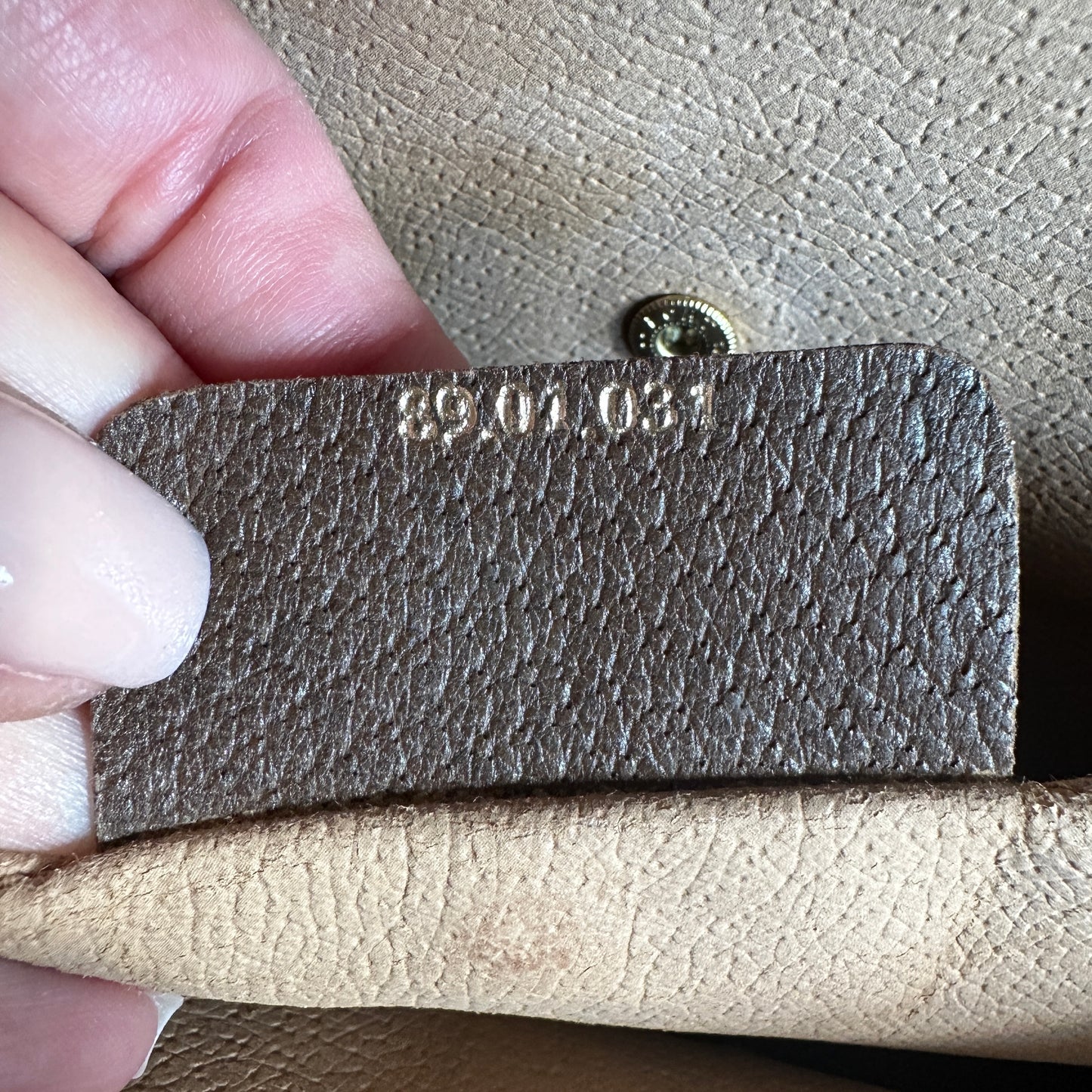 Gucci Brown GG Supreme Web Clutch Bag