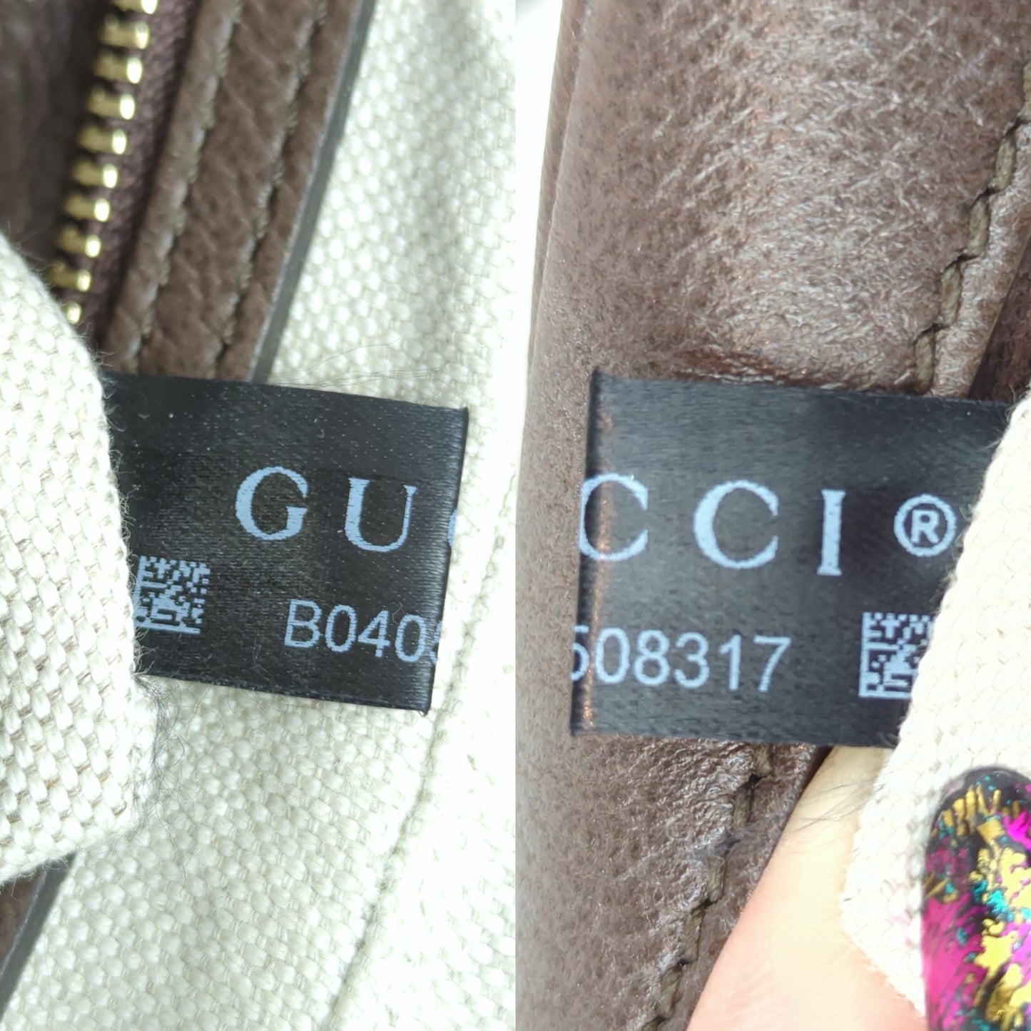 Gucci Embossed Initials Ophidia Shoulder Bag