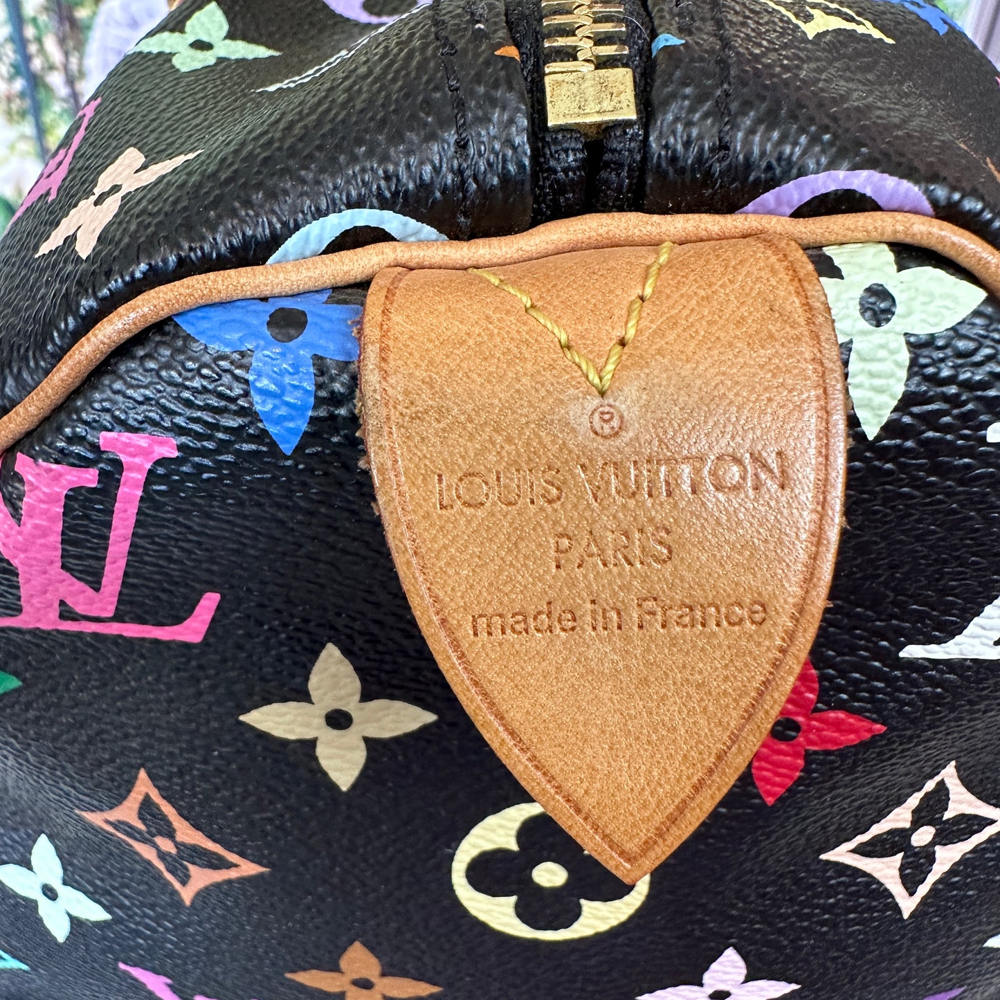 Louis Vuitton Murakami Black Multicolor Speedy 30