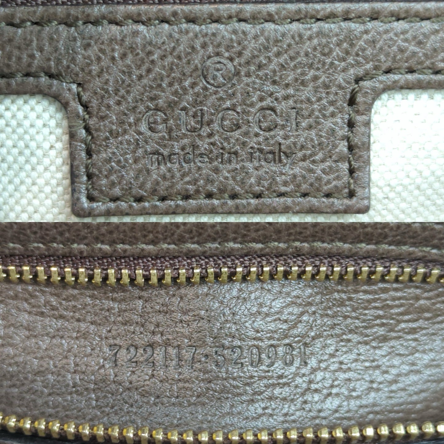 Gucci Embossed Initials Ophidia Shoulder Bag