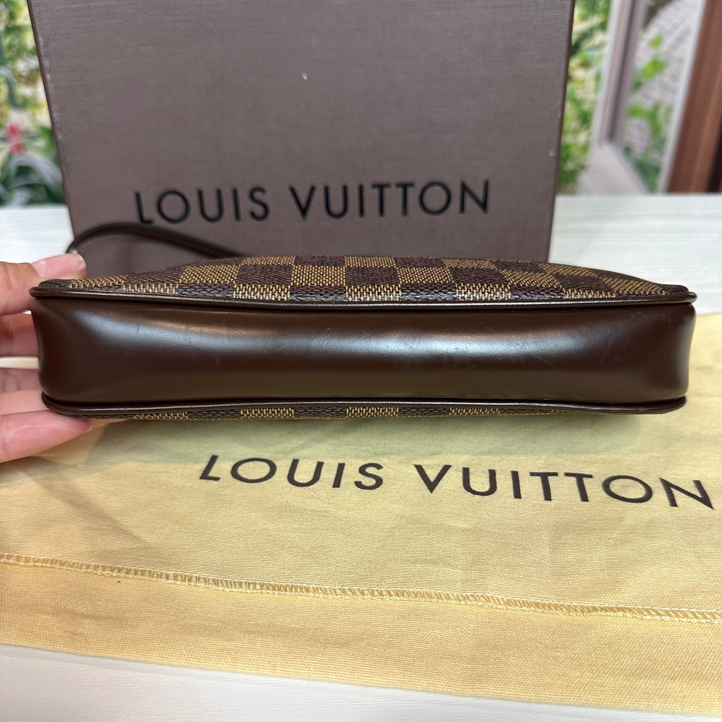 Louis Vuitton Damier Ebene Navona Pochette Accessories