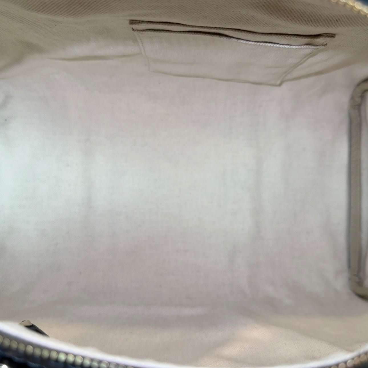 Gucci Vintage Web Medium Boston Bag in Navy Blue