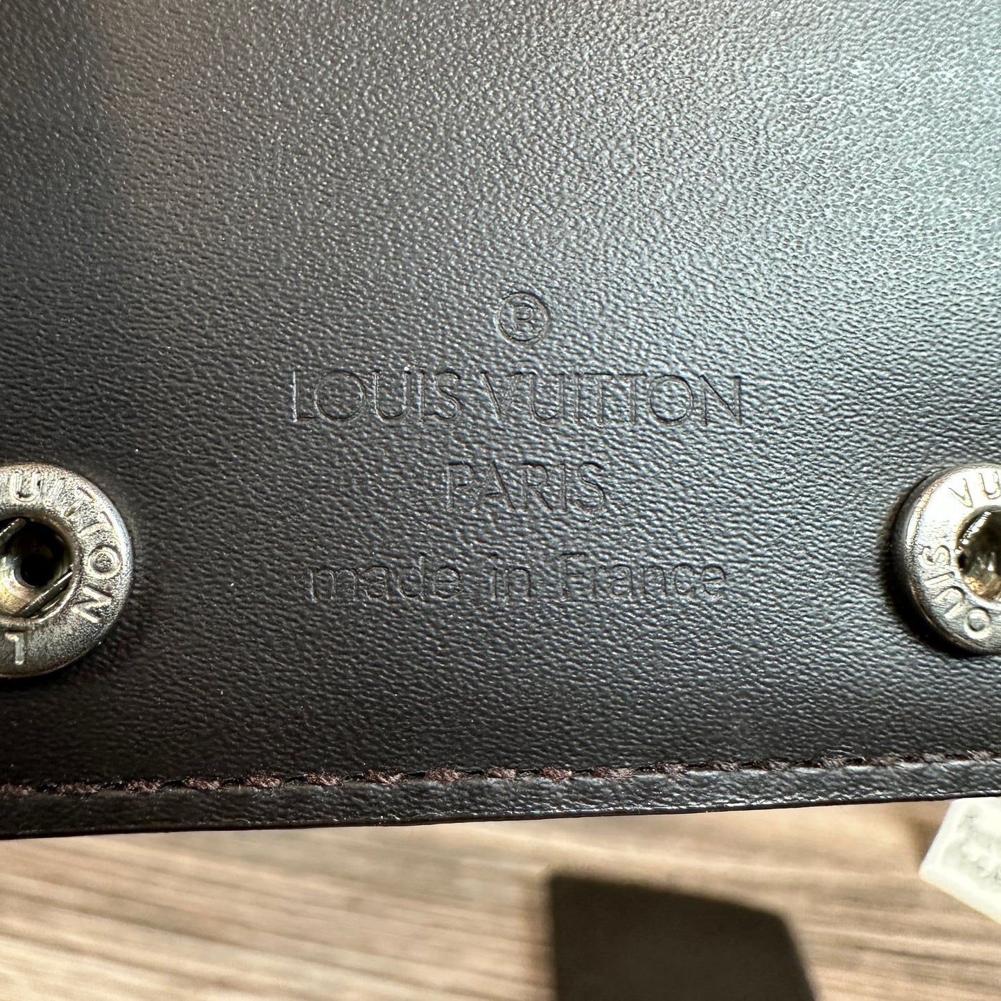 Louis Vuitton Monogram Glace Portefeuille Double Wallet in Cafe