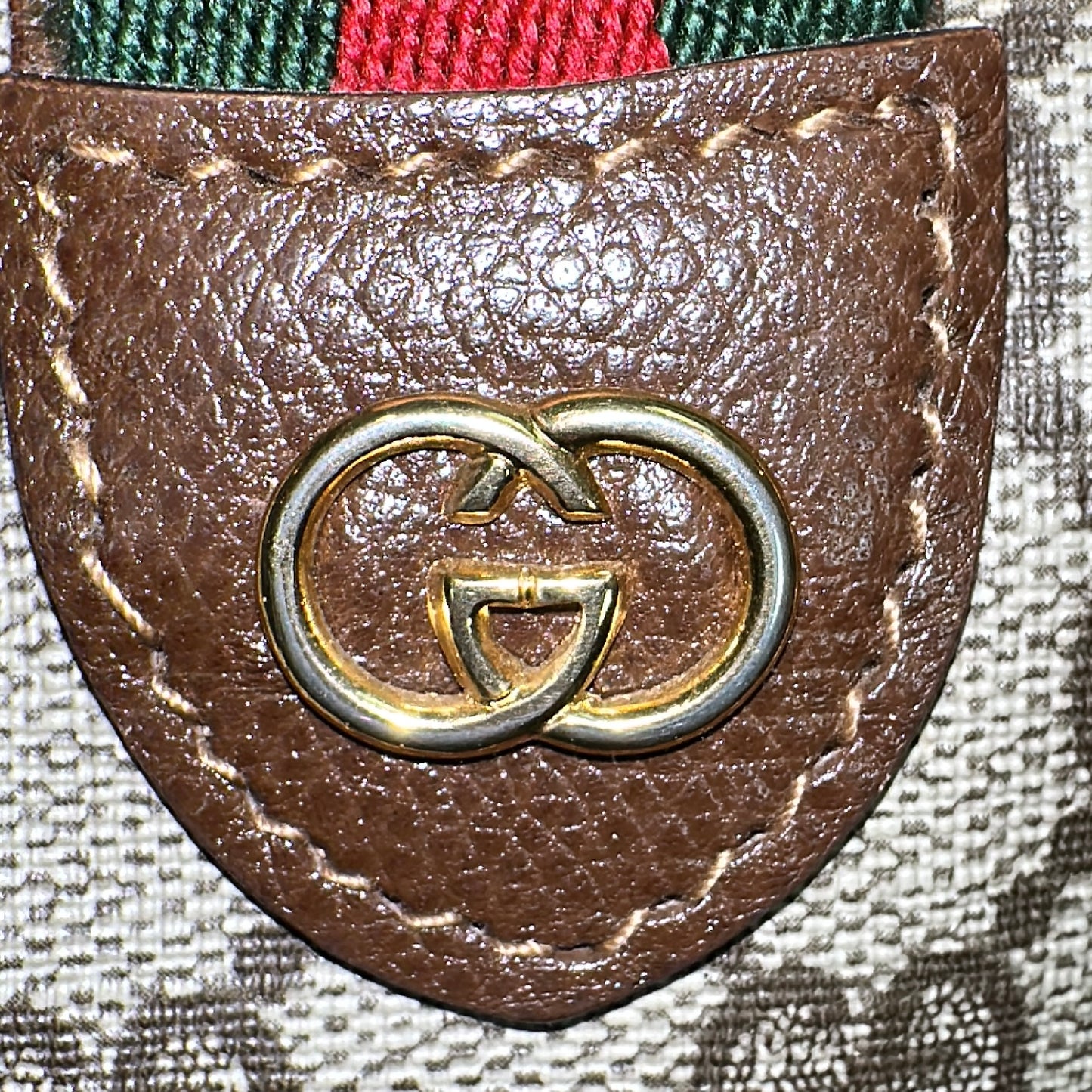 Gucci Vintage Sherry Line Boston Bag