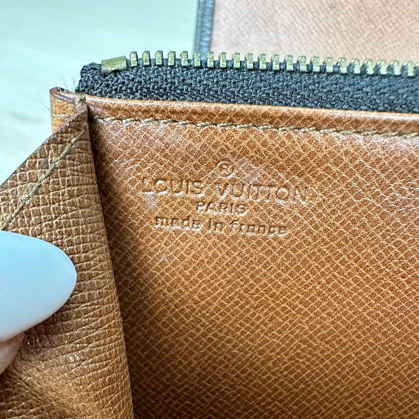 Louis Vuitton Vintage Envelope Flap Wallet Monogram Canvas