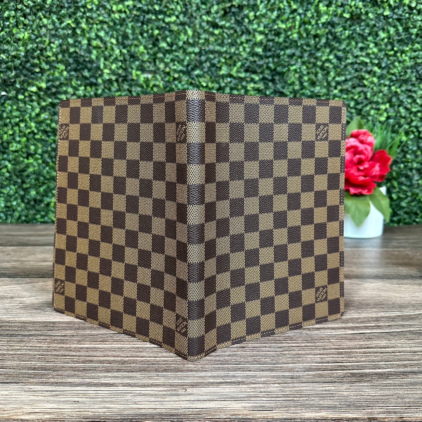 Louis Vuitton Damier Ebene Desk Agenda