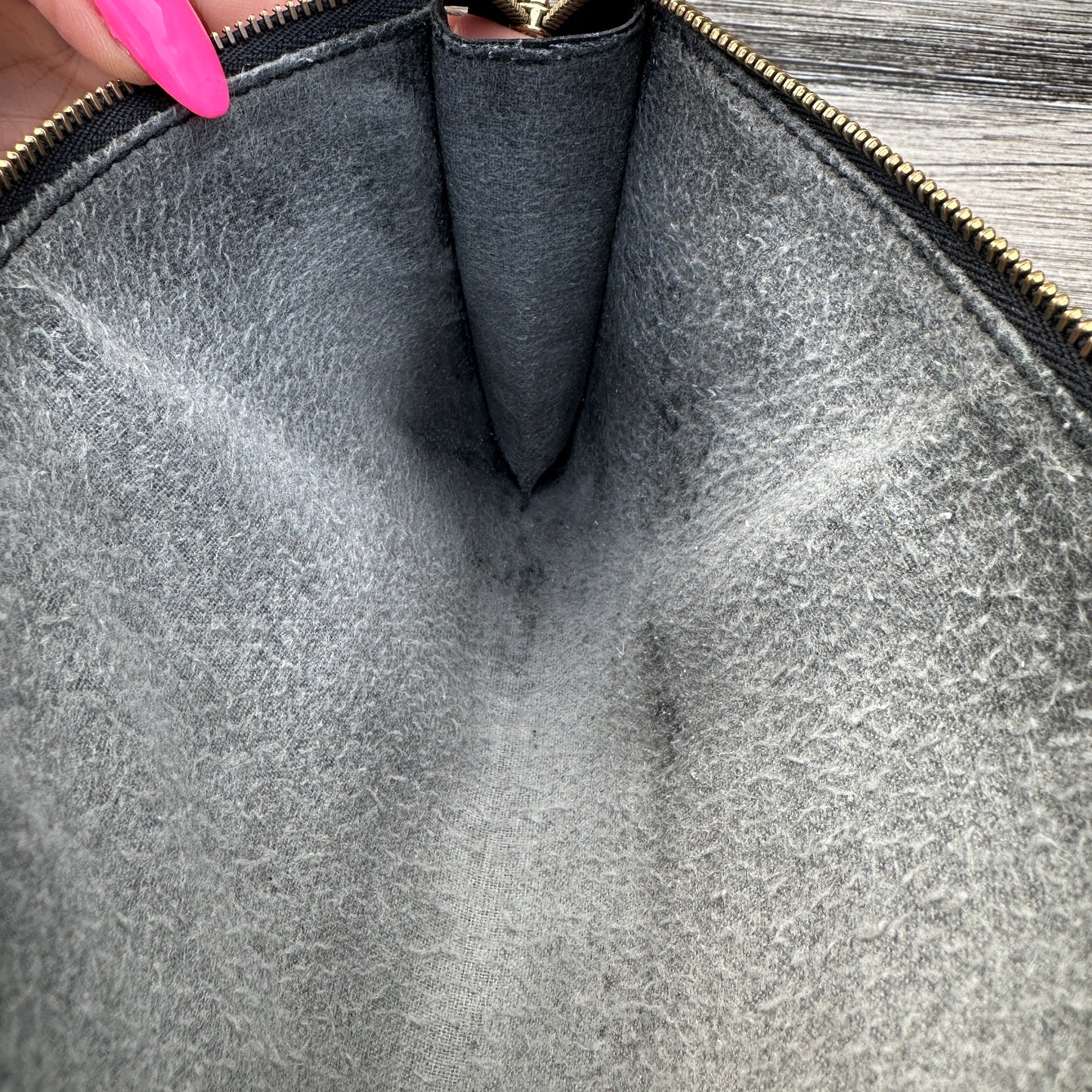 Louis Vuitton Black Epi Pochette Accessories
