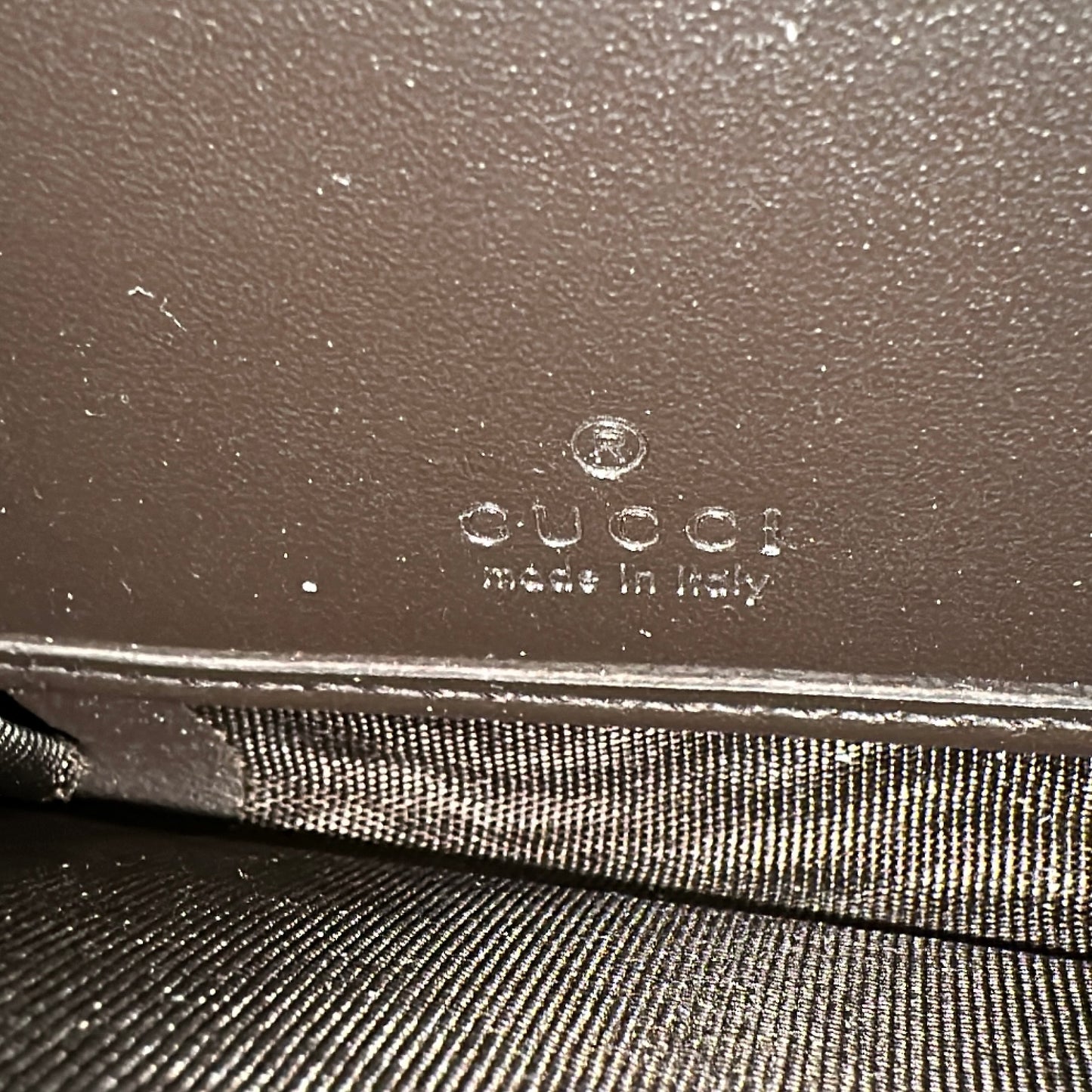 Gucci Supreme Web Bee Zip Around Wallet
