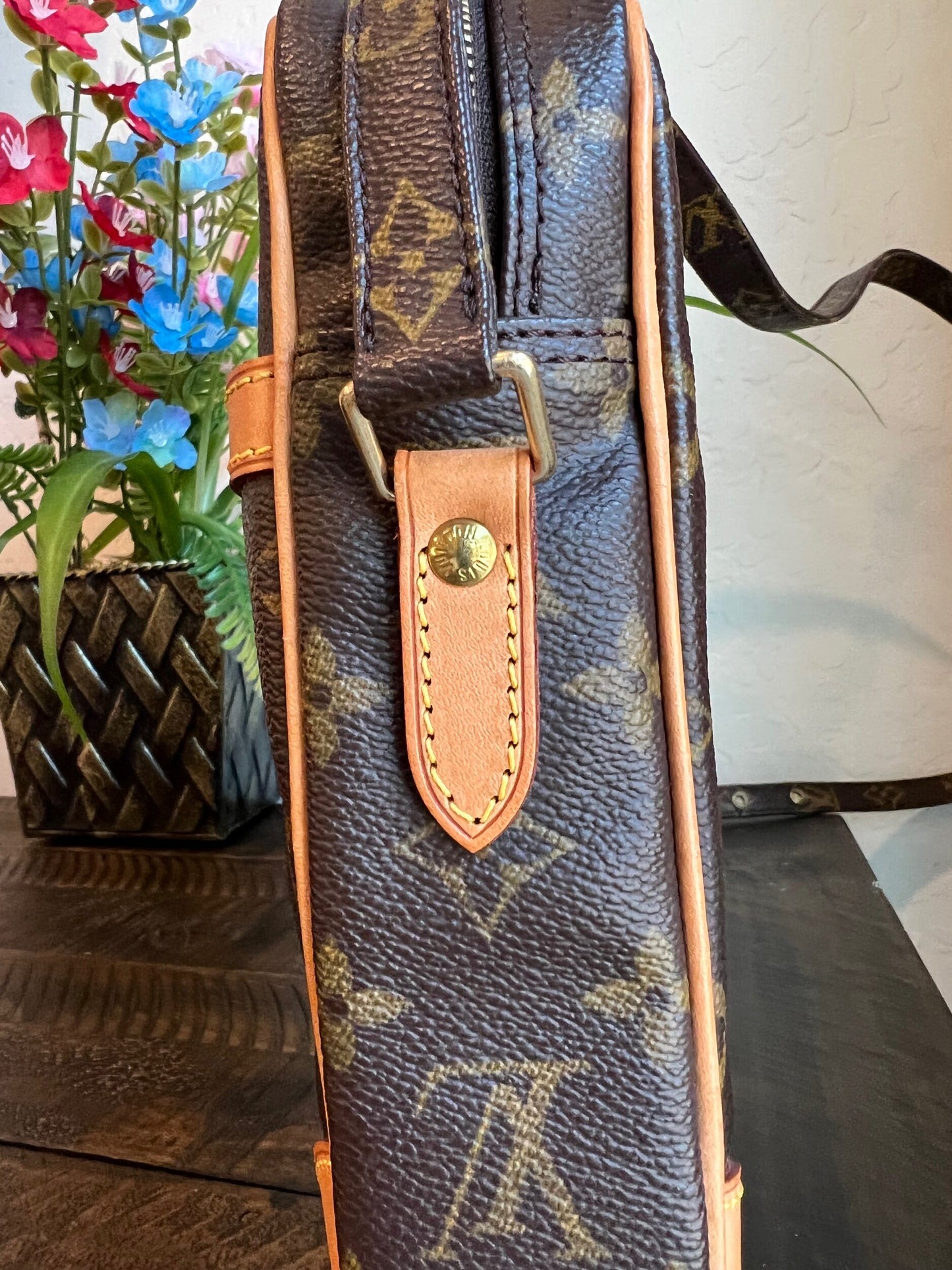 Danube PM Monogram Crossbody Bag