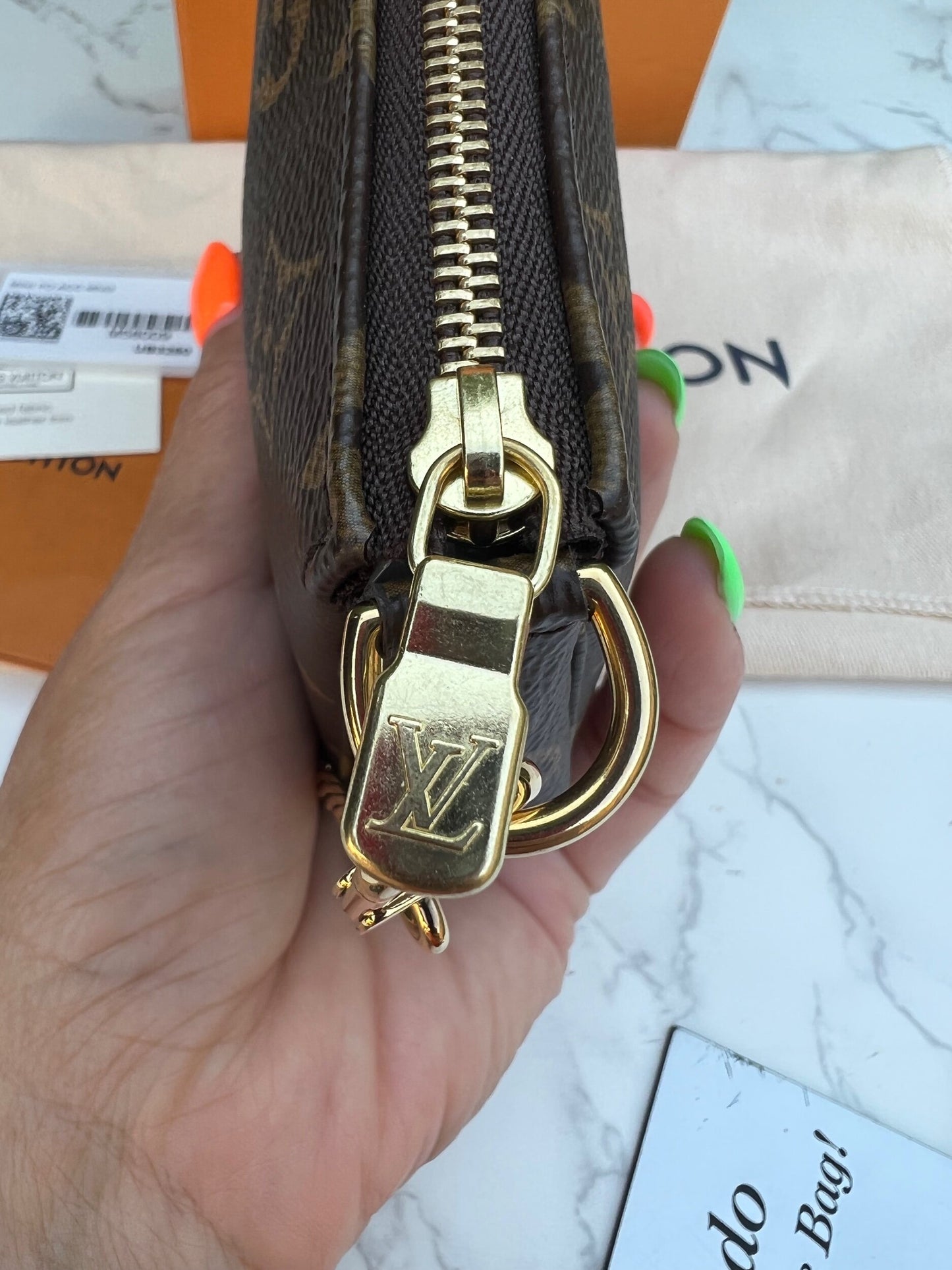 Authentic Preowned Louis Vuitton Monogram Canvas Mini Pochette Accessories