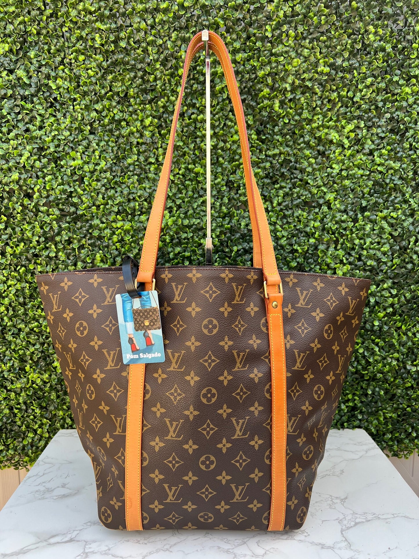 Authentic Preowned LV Monogram Sac Shopping Tote