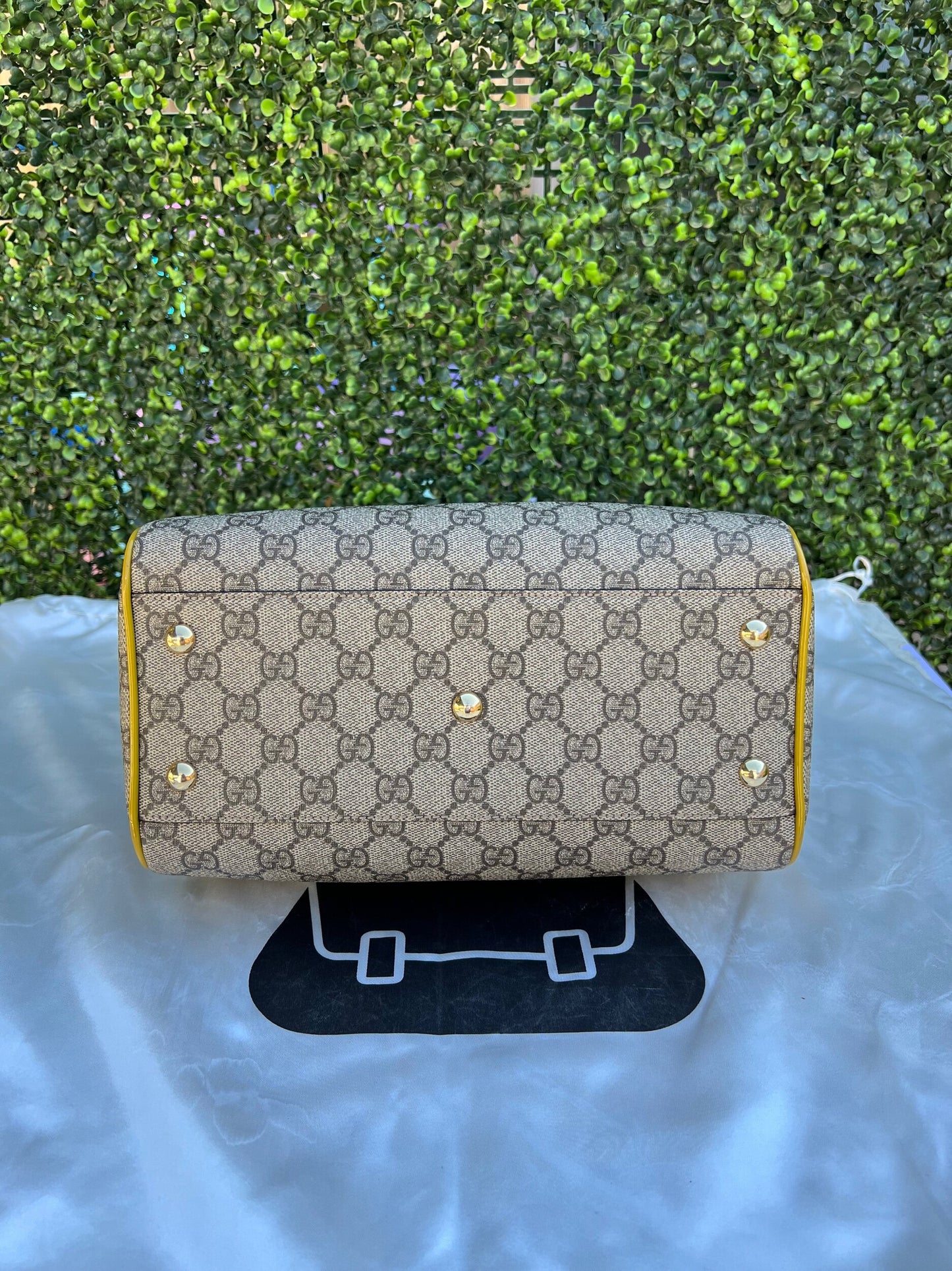 Authentic Preowned Limited Edition GG Supreme Small Boston Bag