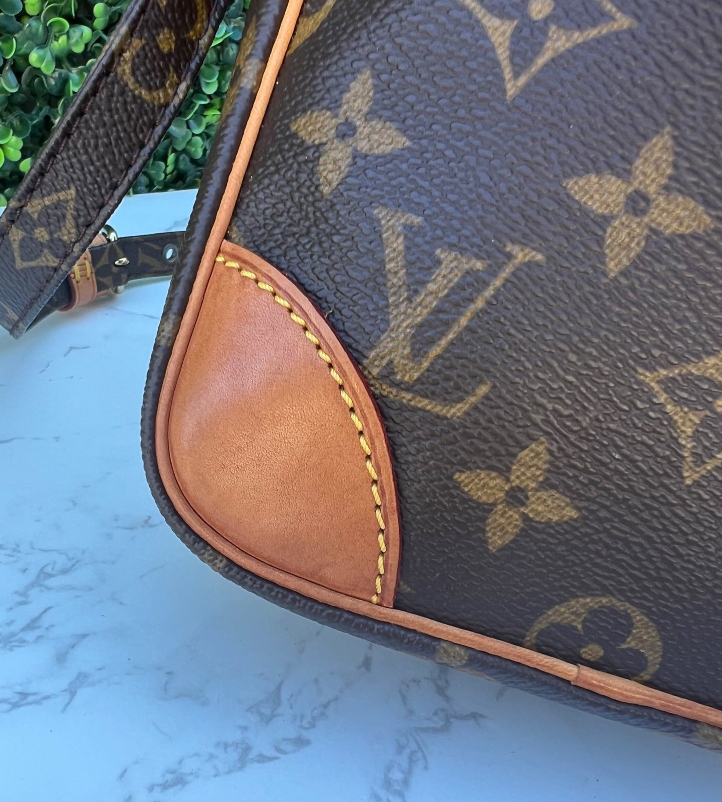 Authentic Preowned LV Danube PM Monogram Crossbody Bag