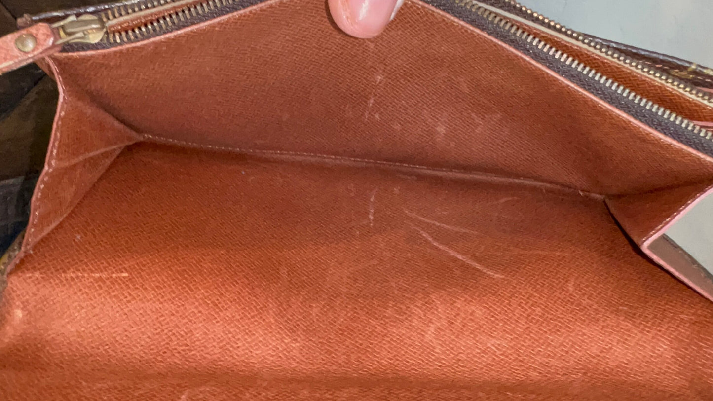 Vintage Envelope Flap Wallet Monogram