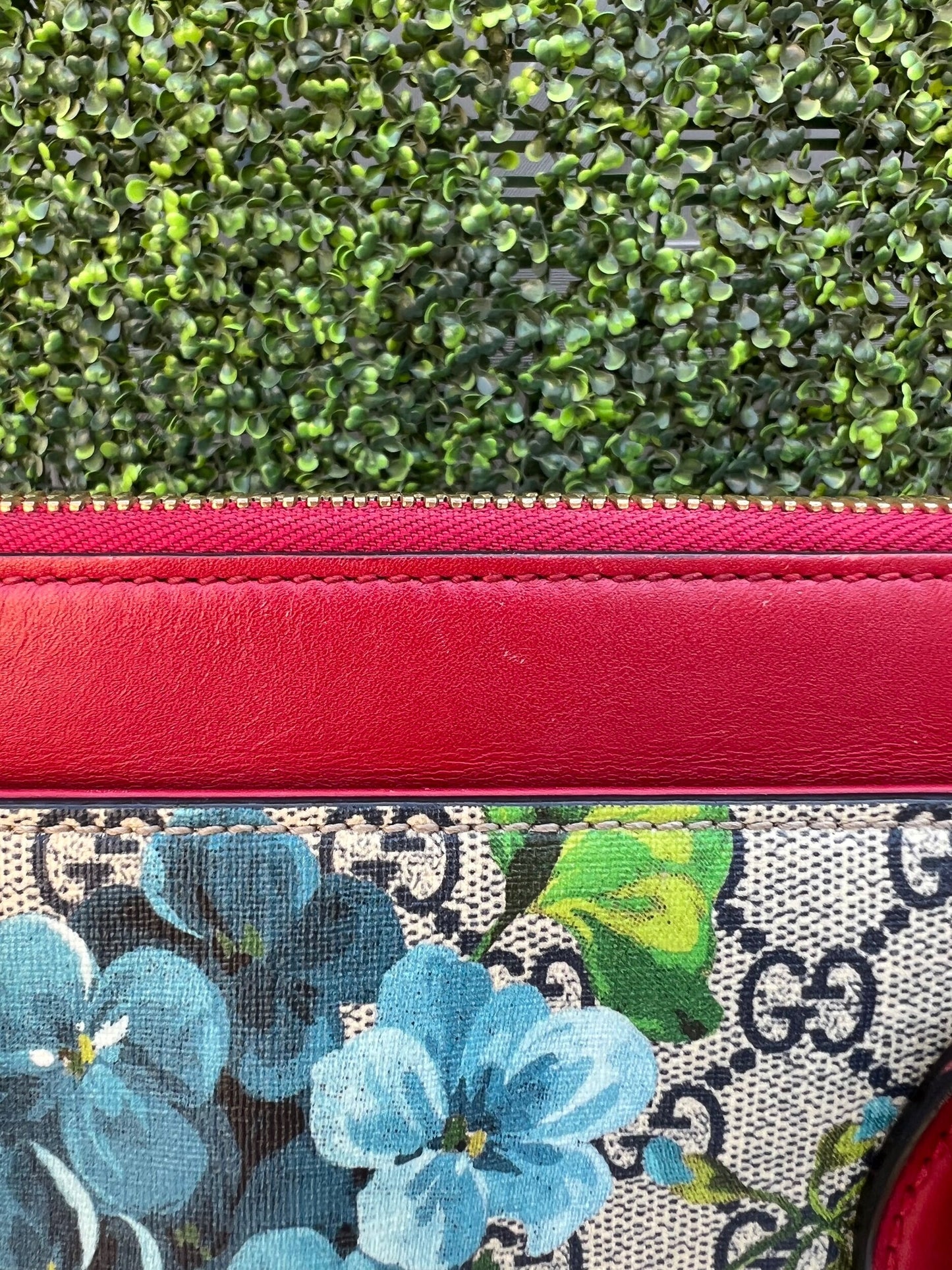 Authentic Preowned Gucci GG Supreme Coated Canvas Multicolor Blue Blooms Tote Bag