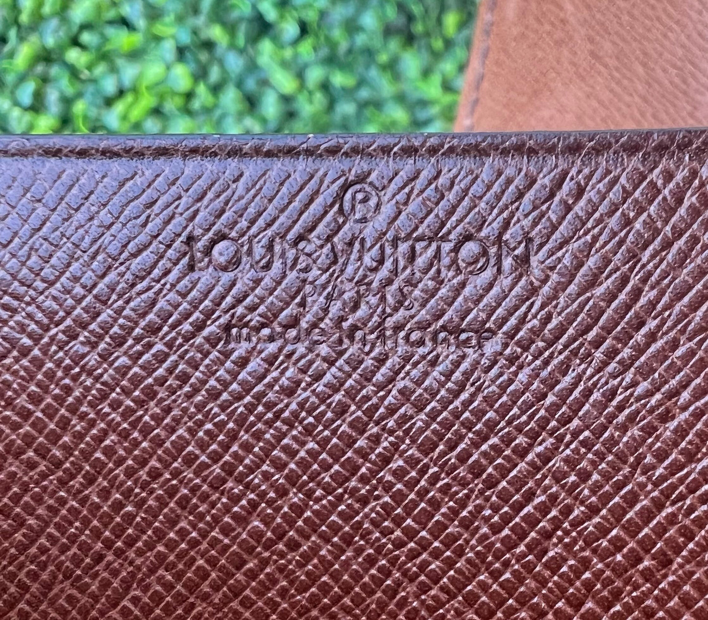 Vintage Monogram Ministre Document Holder